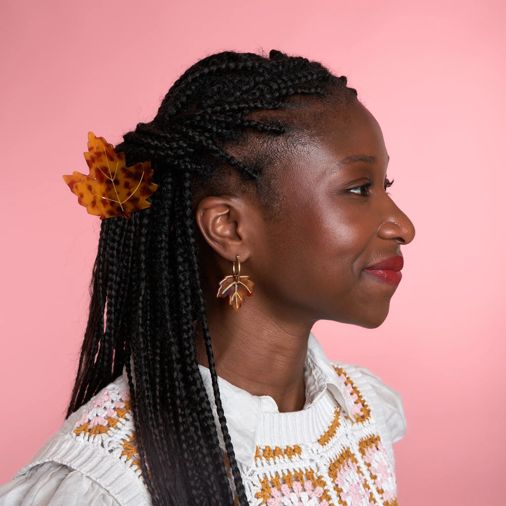 Maple Leaf Hair Claw