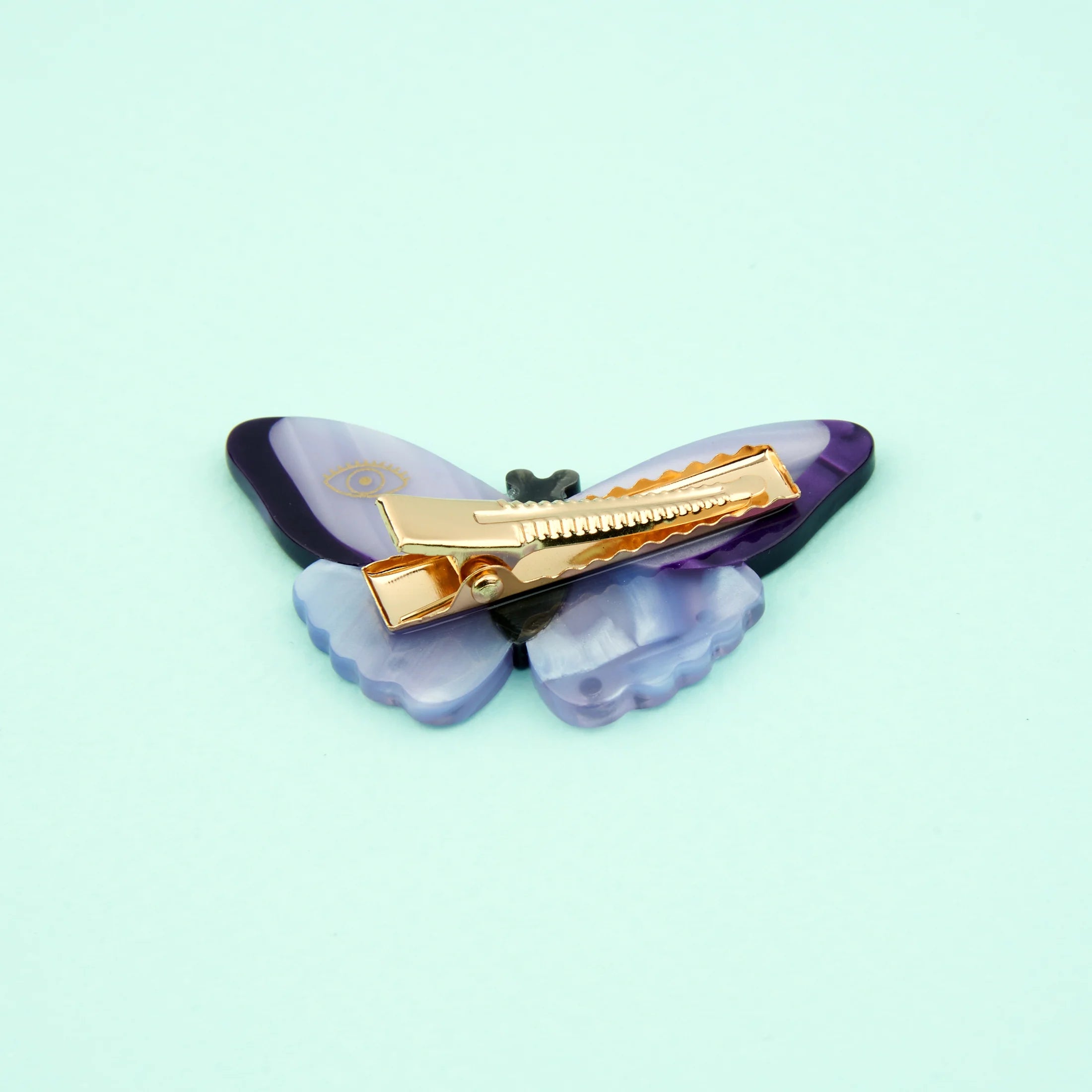 Purple Butterfly Hair Clip