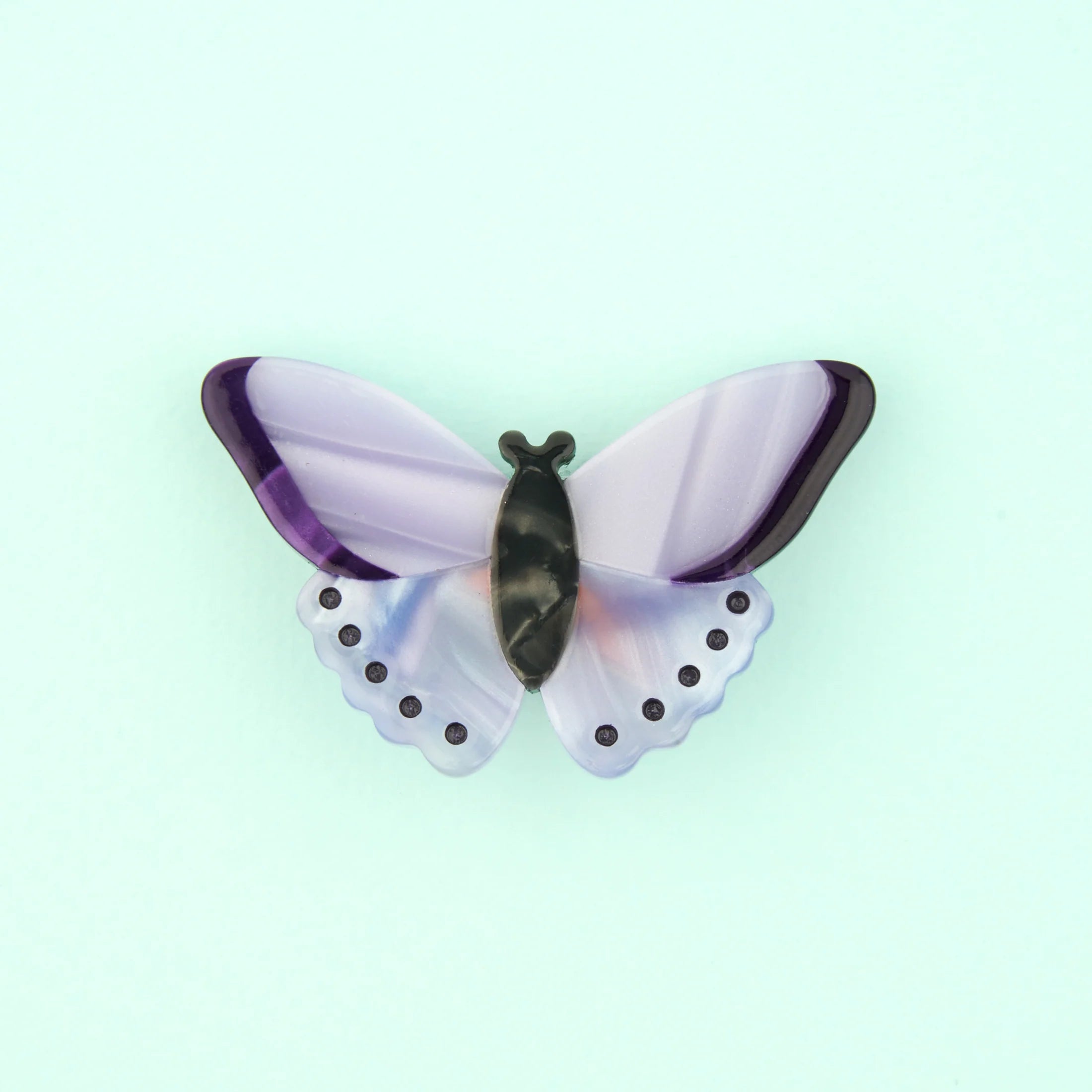 Purple Butterfly Hair Clip