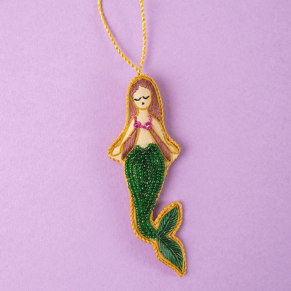 Beaded Mermaid Decoration