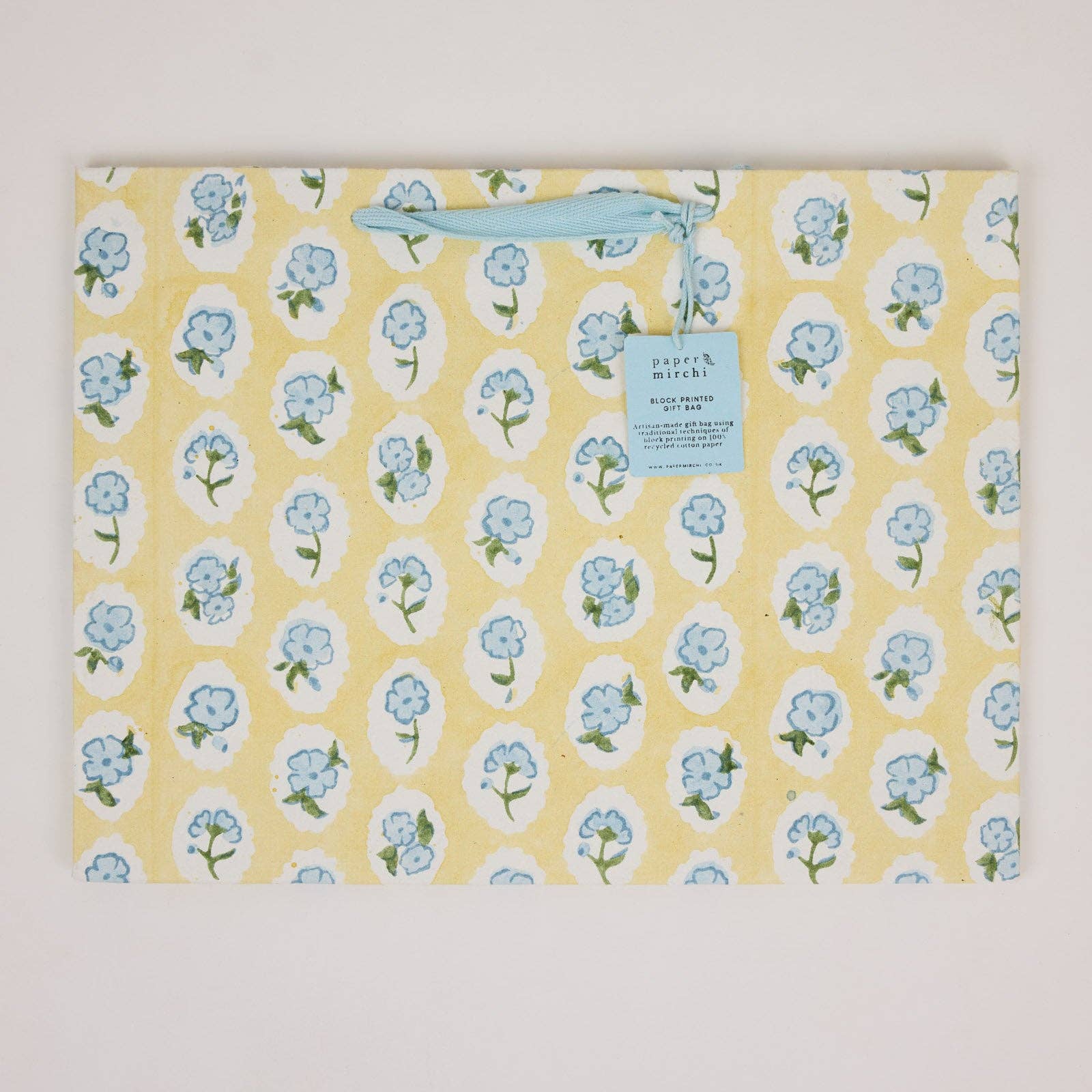 Block Printed Gift Bags (Large) - Alaska