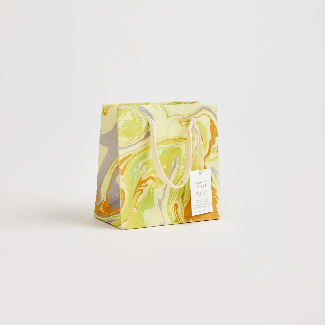 Hand Marbled Gift Bags | 3 Colours & 3 Sizes Available