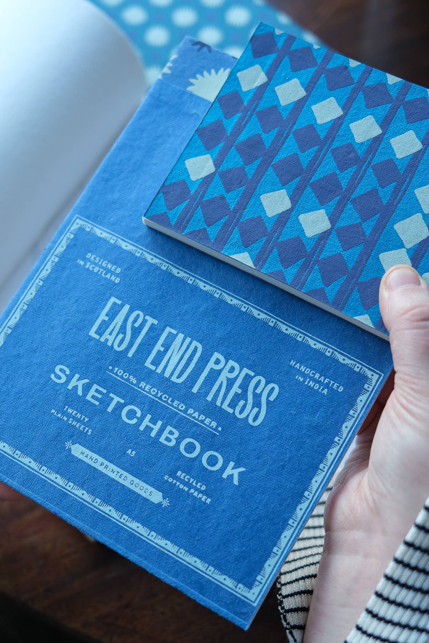 Screen Printed Sketchbooks | Blue | 3 Sizes Available