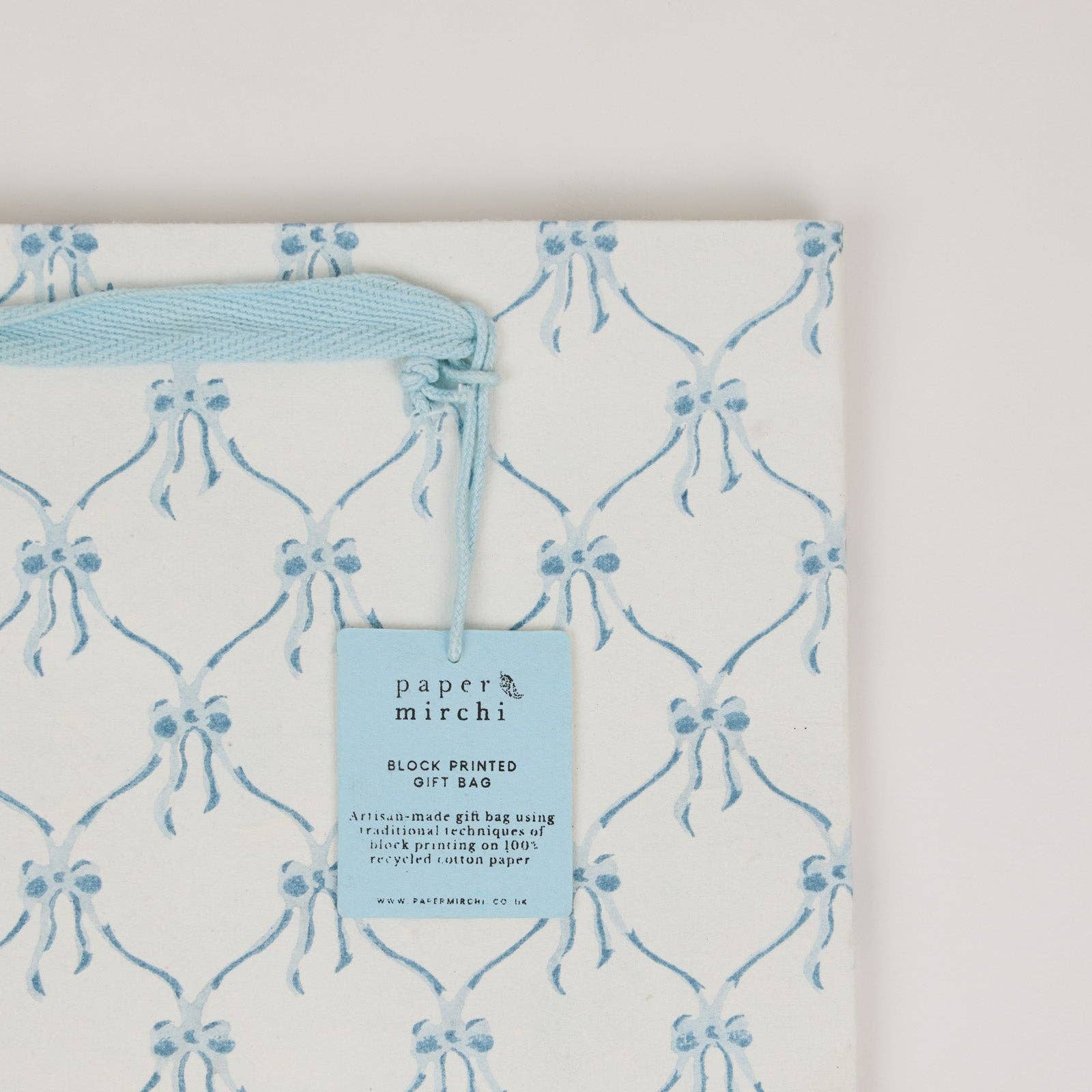 Block Printed Gift Bags (Medium) - Alaska