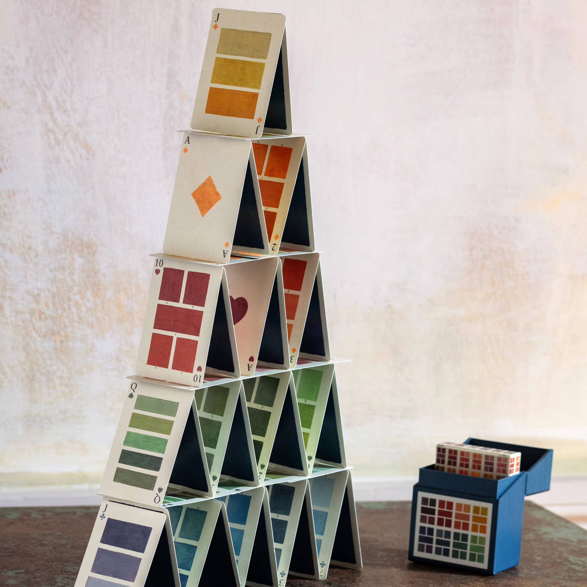 Set of Two Watercolour Swatch Playing Card Decks