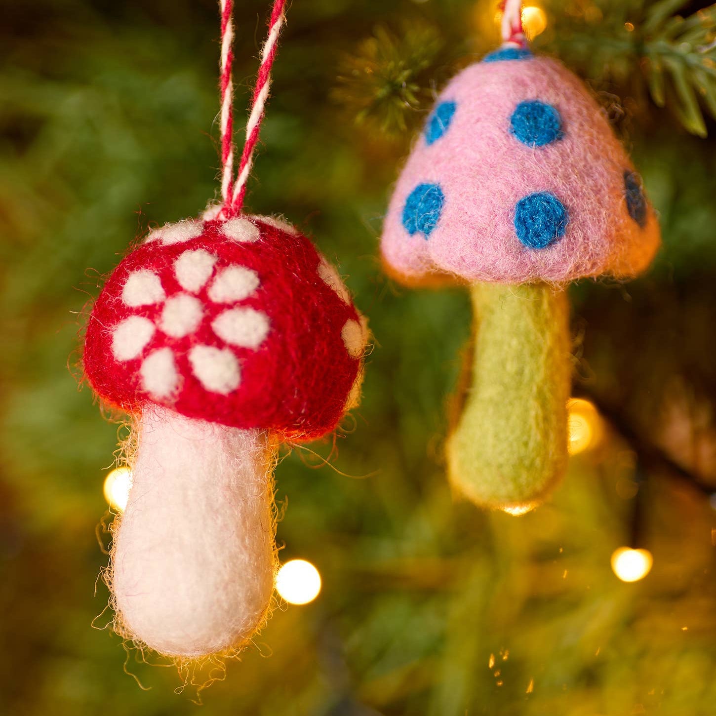 Felt Mushroom Decoration | 2 Colours Available