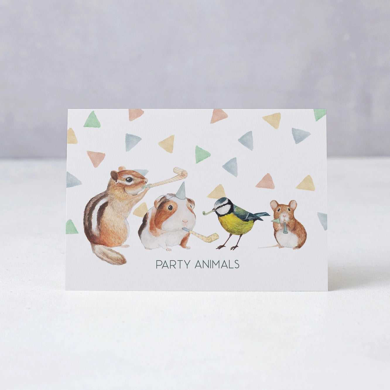 Party Animals Greetings Card