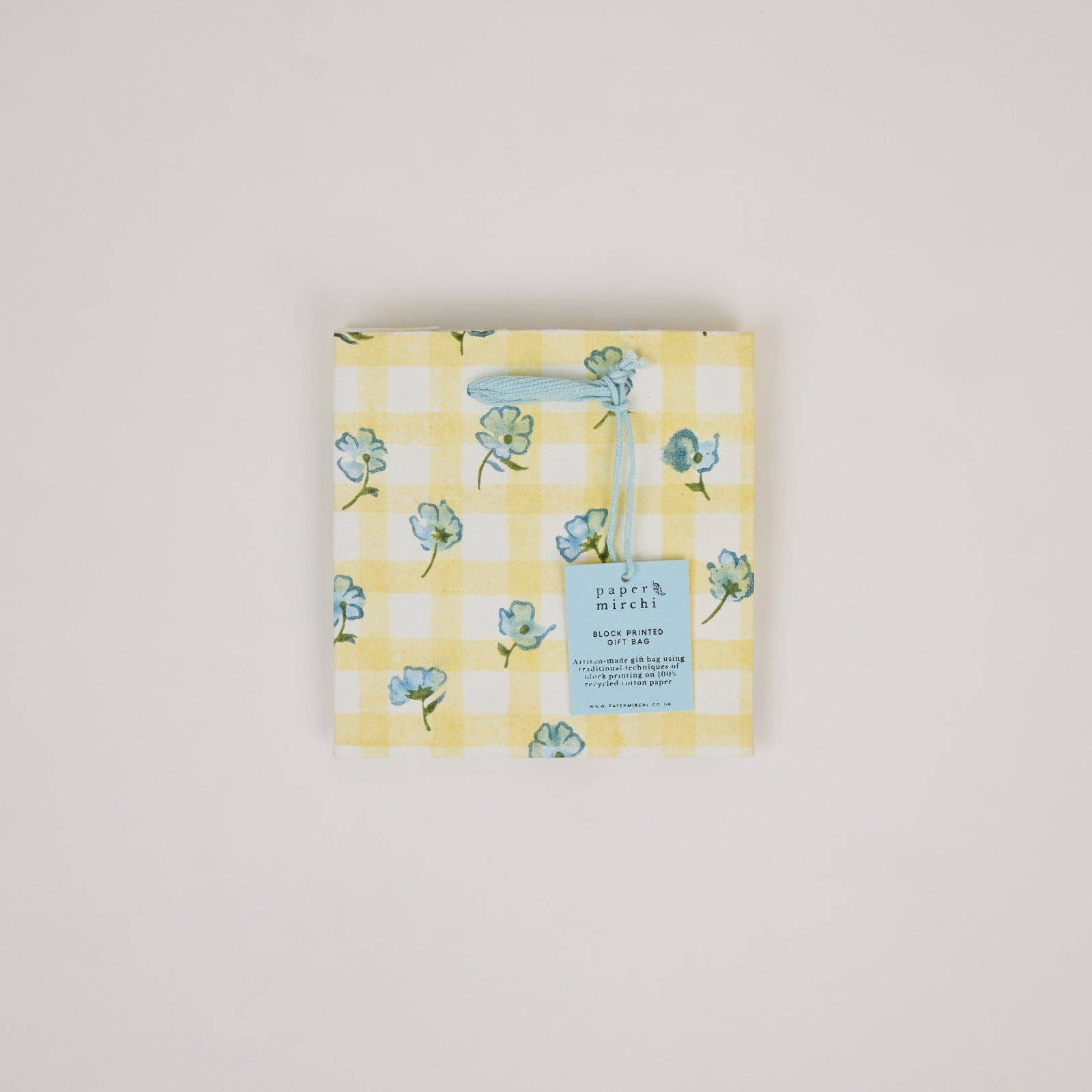 Block Printed Gift Bags (Small) - Alaska
