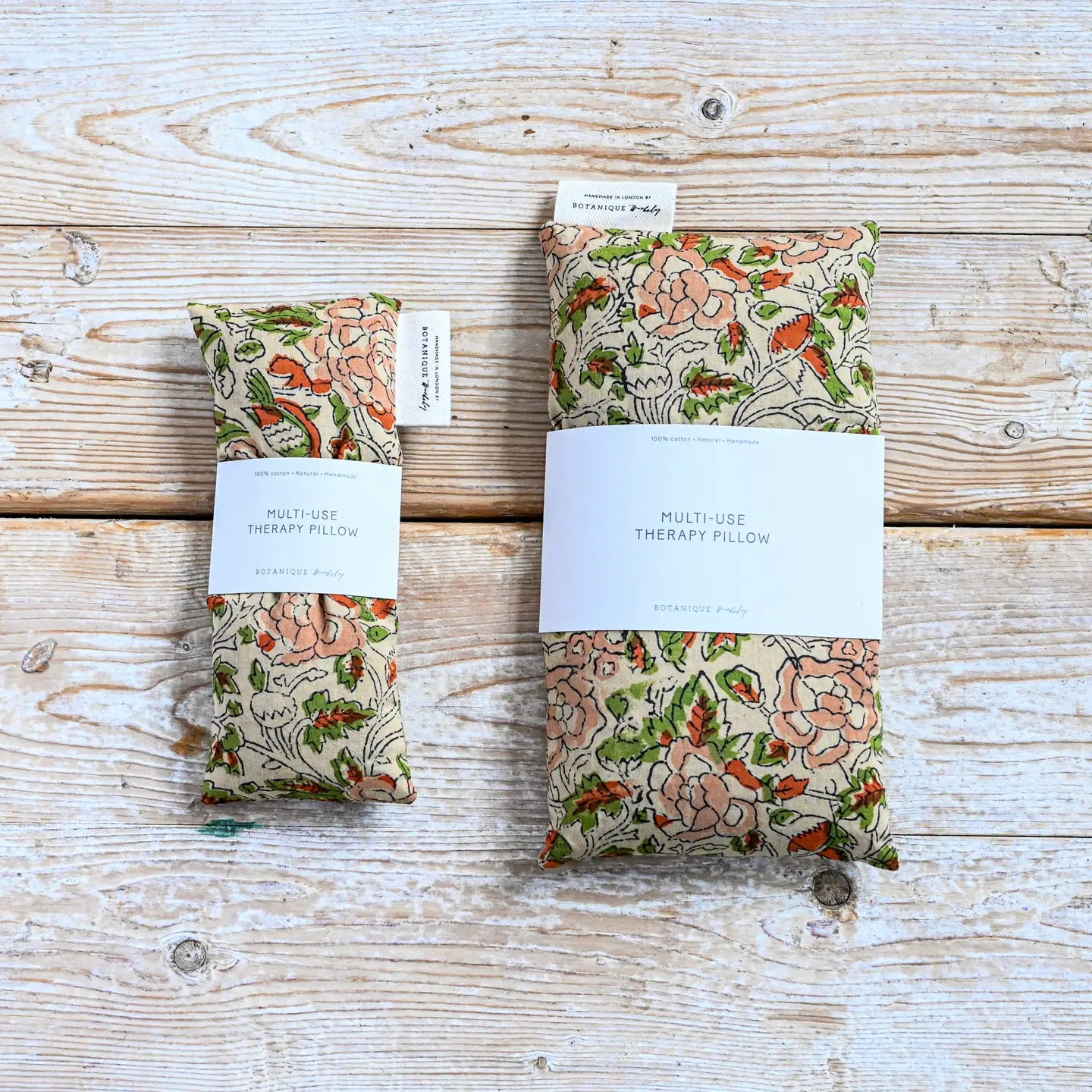 Multi-Use Lavender Therapy Pillow | Fairytale Block Printed Cotton