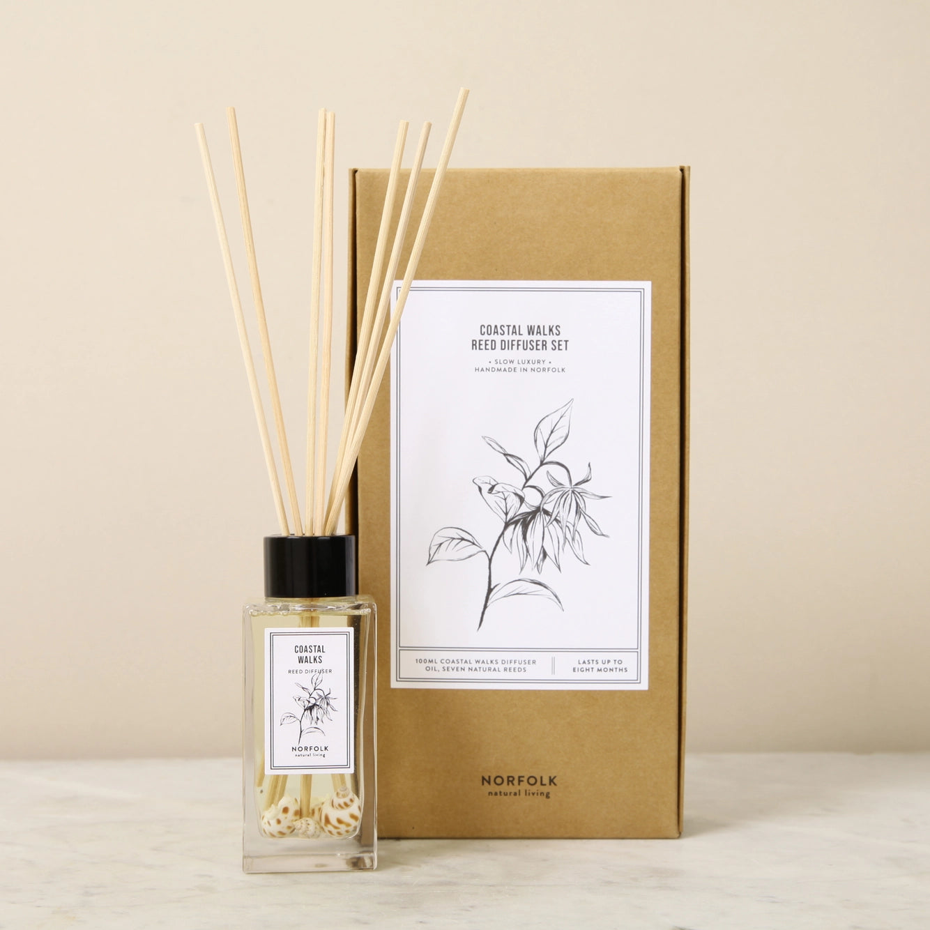 Coastal Walks Reed Diffuser Set