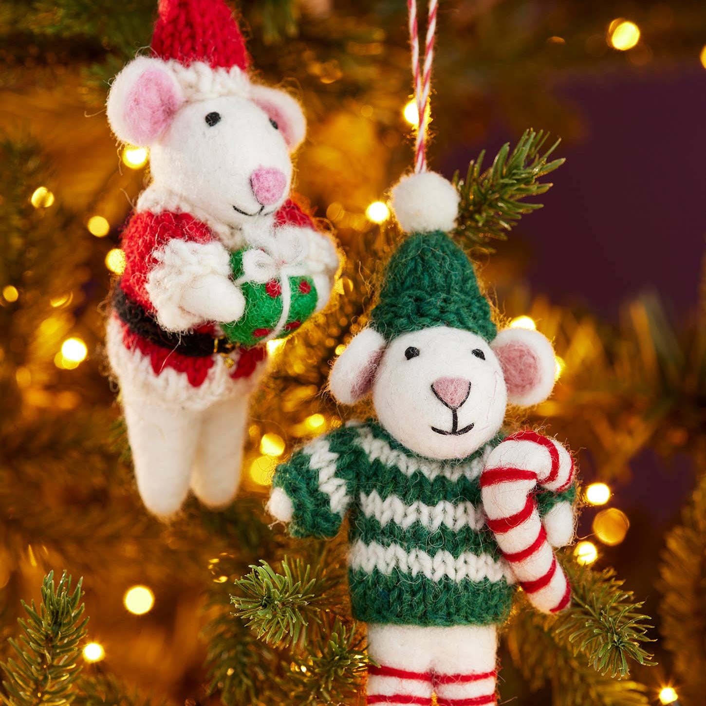 Felt Santa Elf Decoration | 2 Colours Available