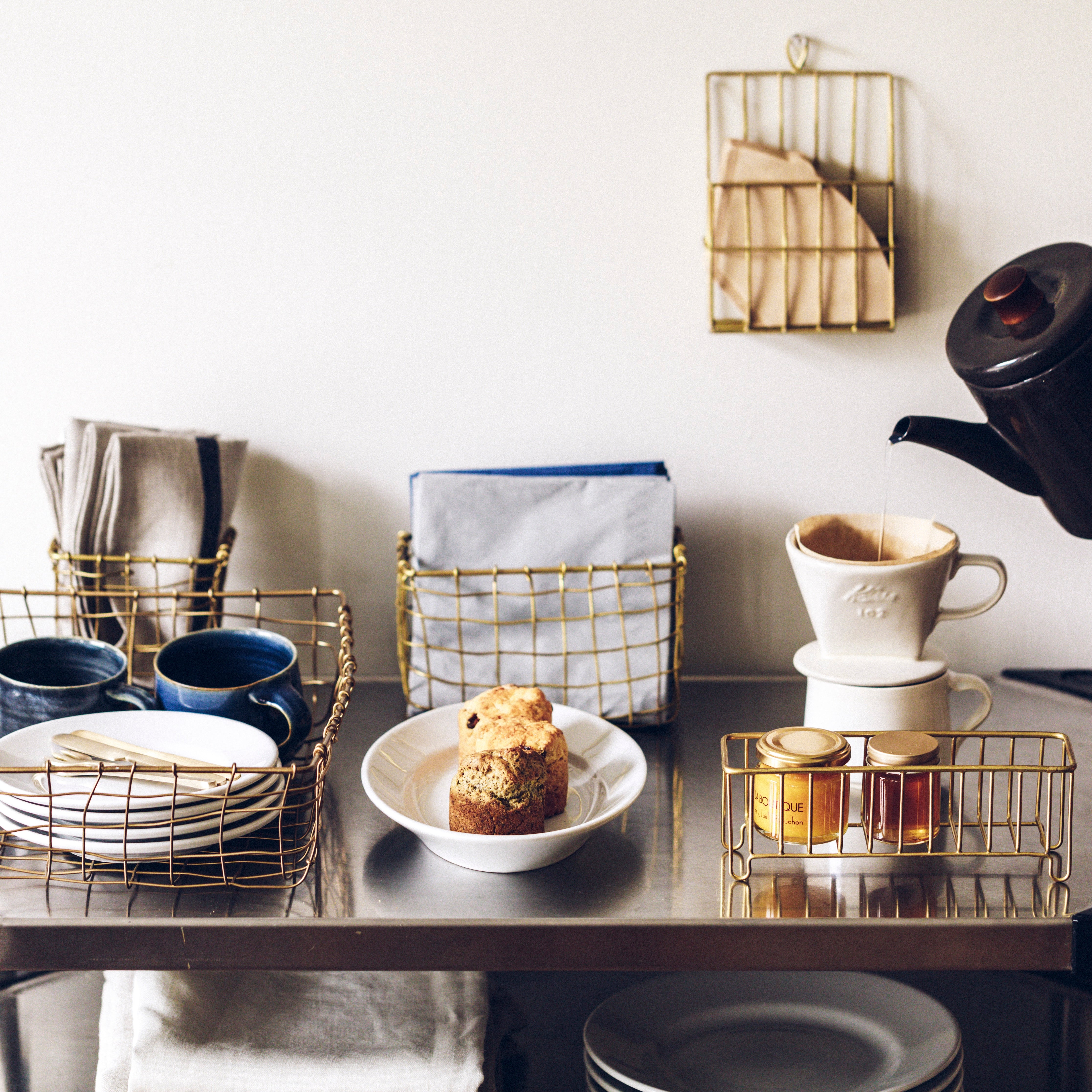 Brass Coffee Filter Holder