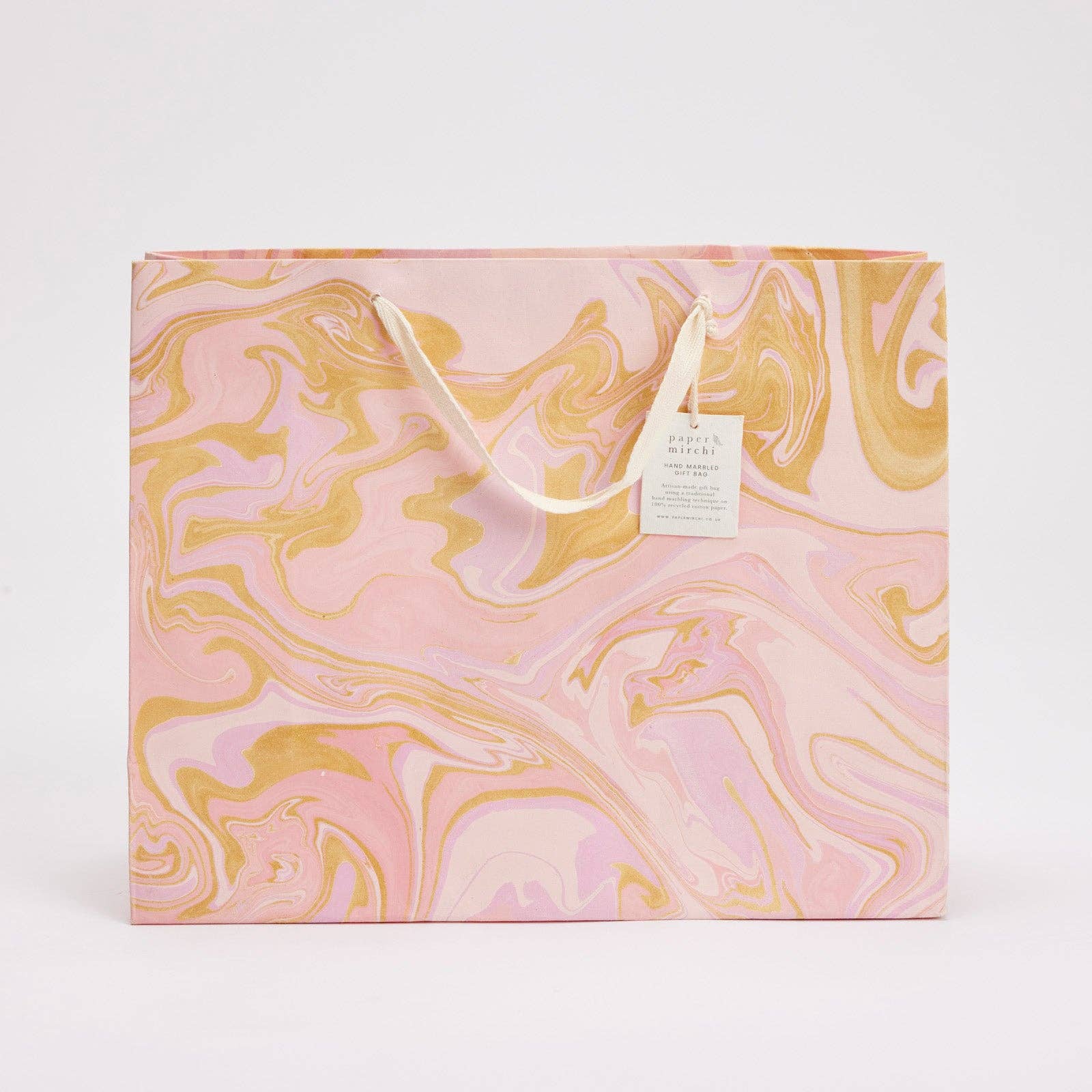 Hand Marbled Gift Bags (Large) - Celebration