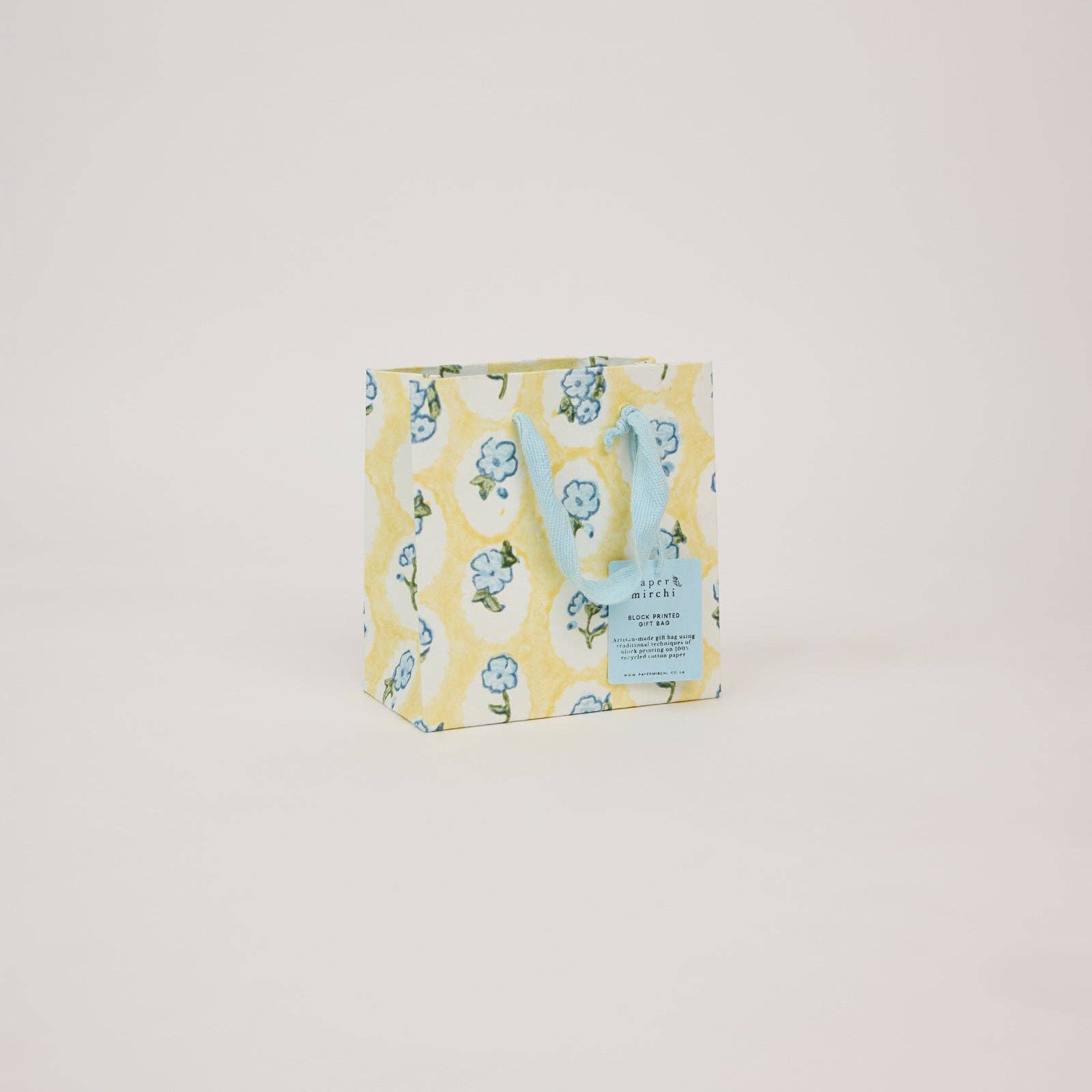 Block Printed Gift Bags (Small) - Alaska
