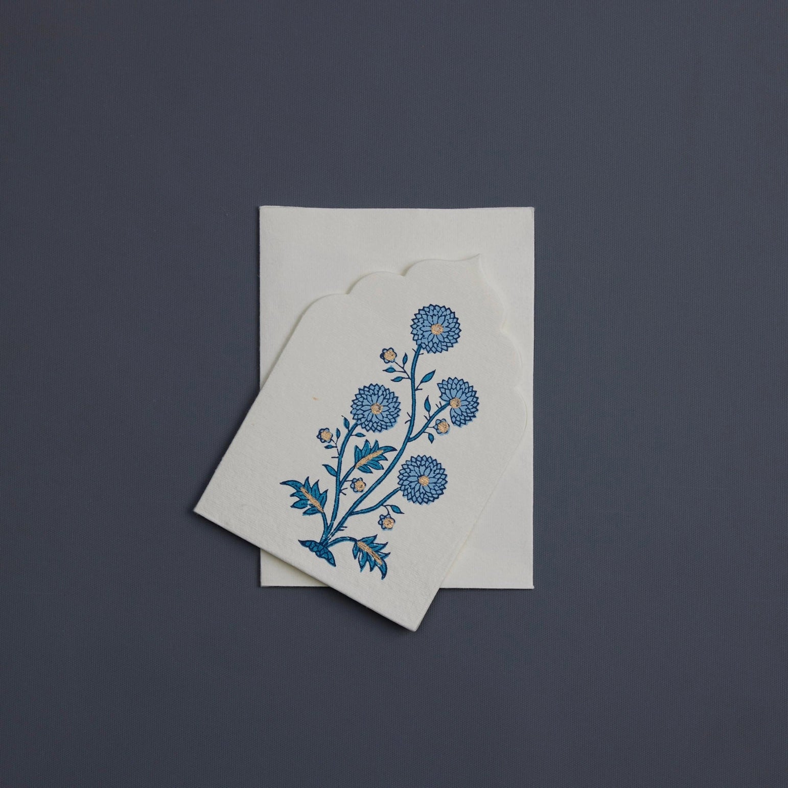 Boxed Artisan Block Printed Card Sets | 2 Colours Available