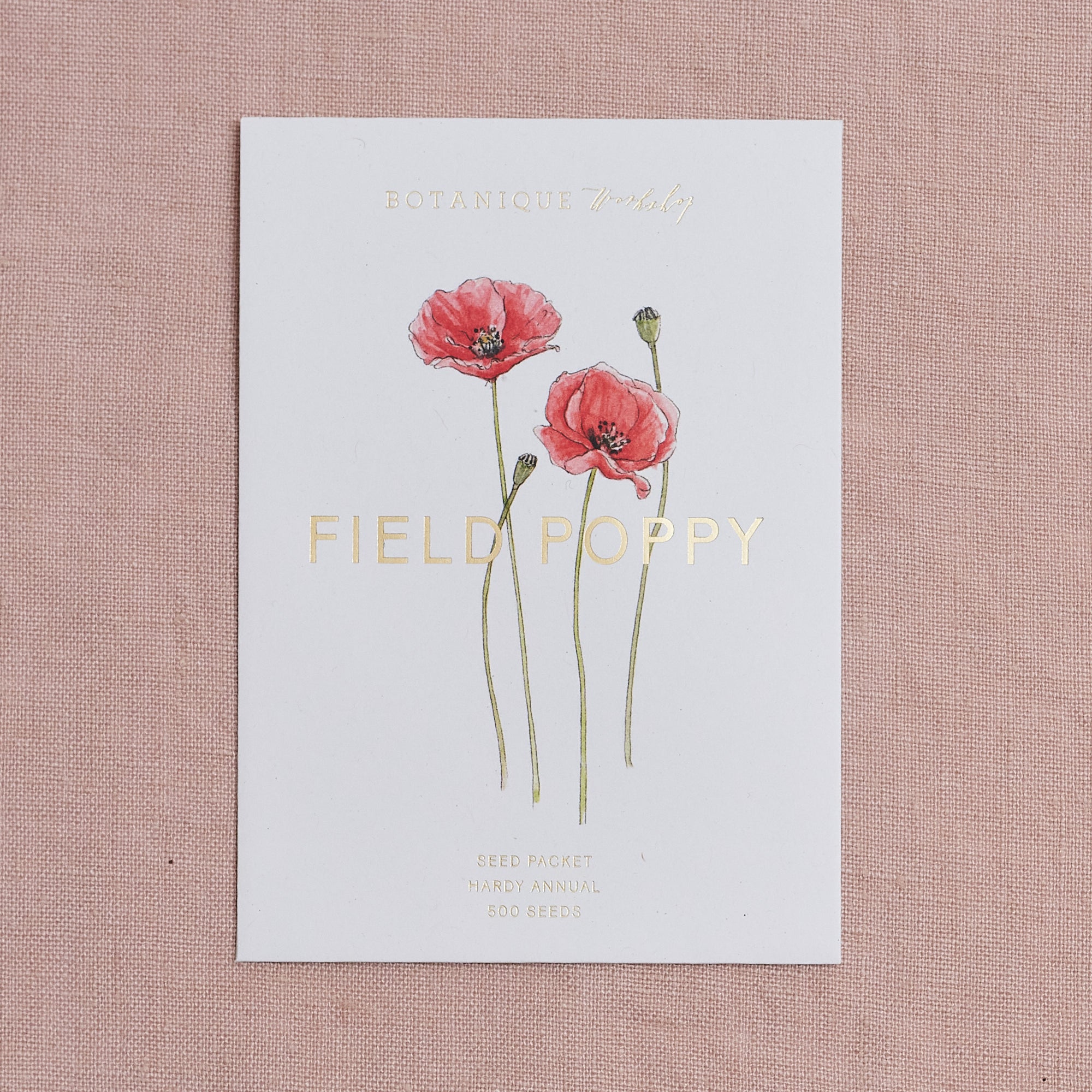 Field Poppy Seed Packet