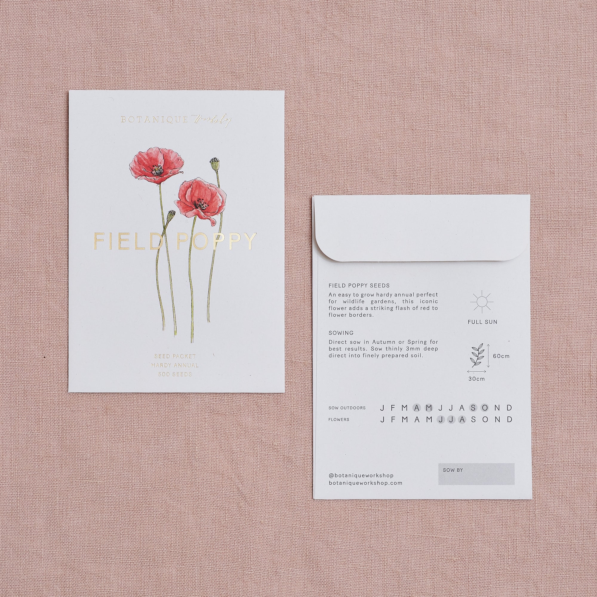 Field Poppy Seed Packet