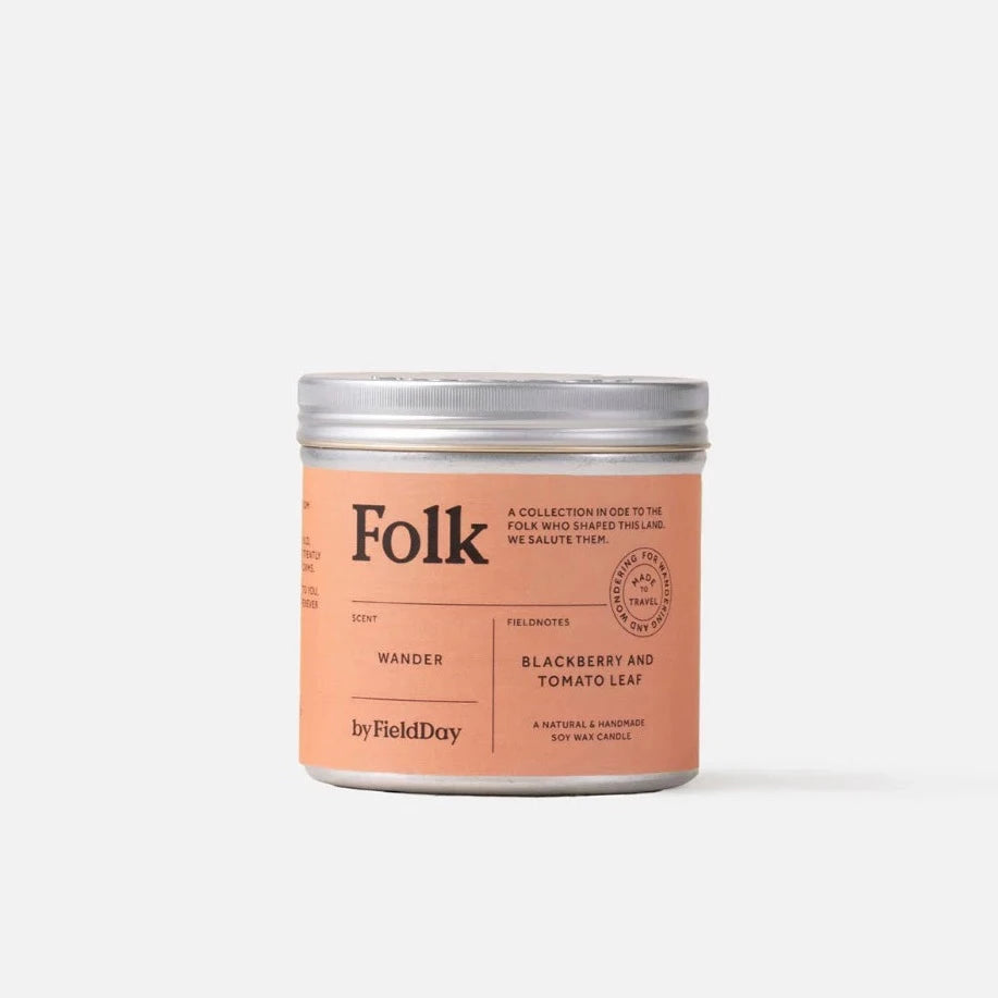 Folk Tin Candle | Wander