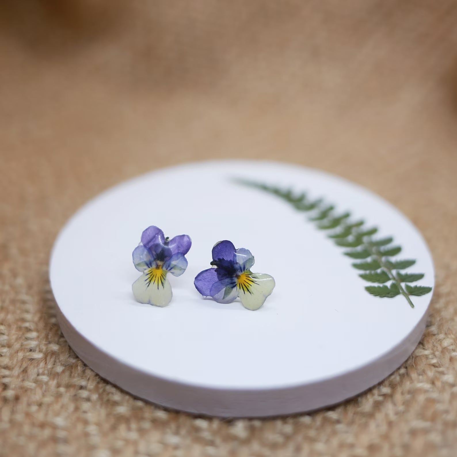 Pansy Stud Earrings