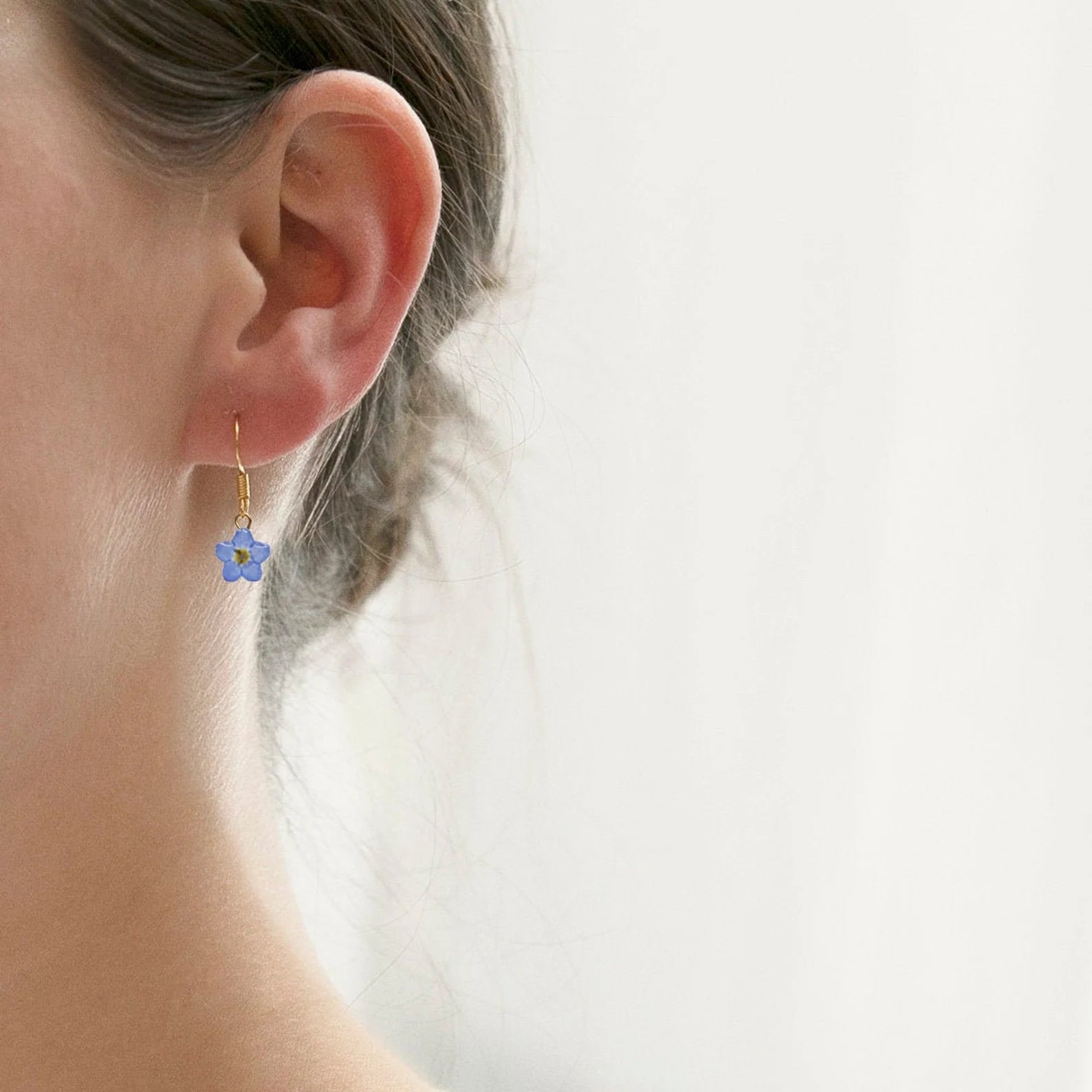 Forget Me Not Dangle Earrings