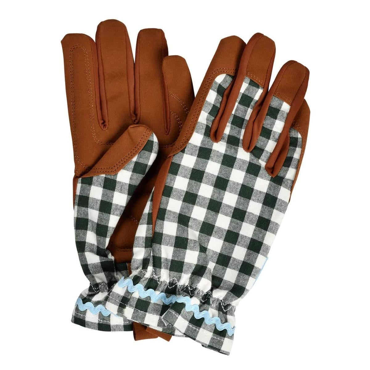 Heritage Green Check Women's Gardening Gloves