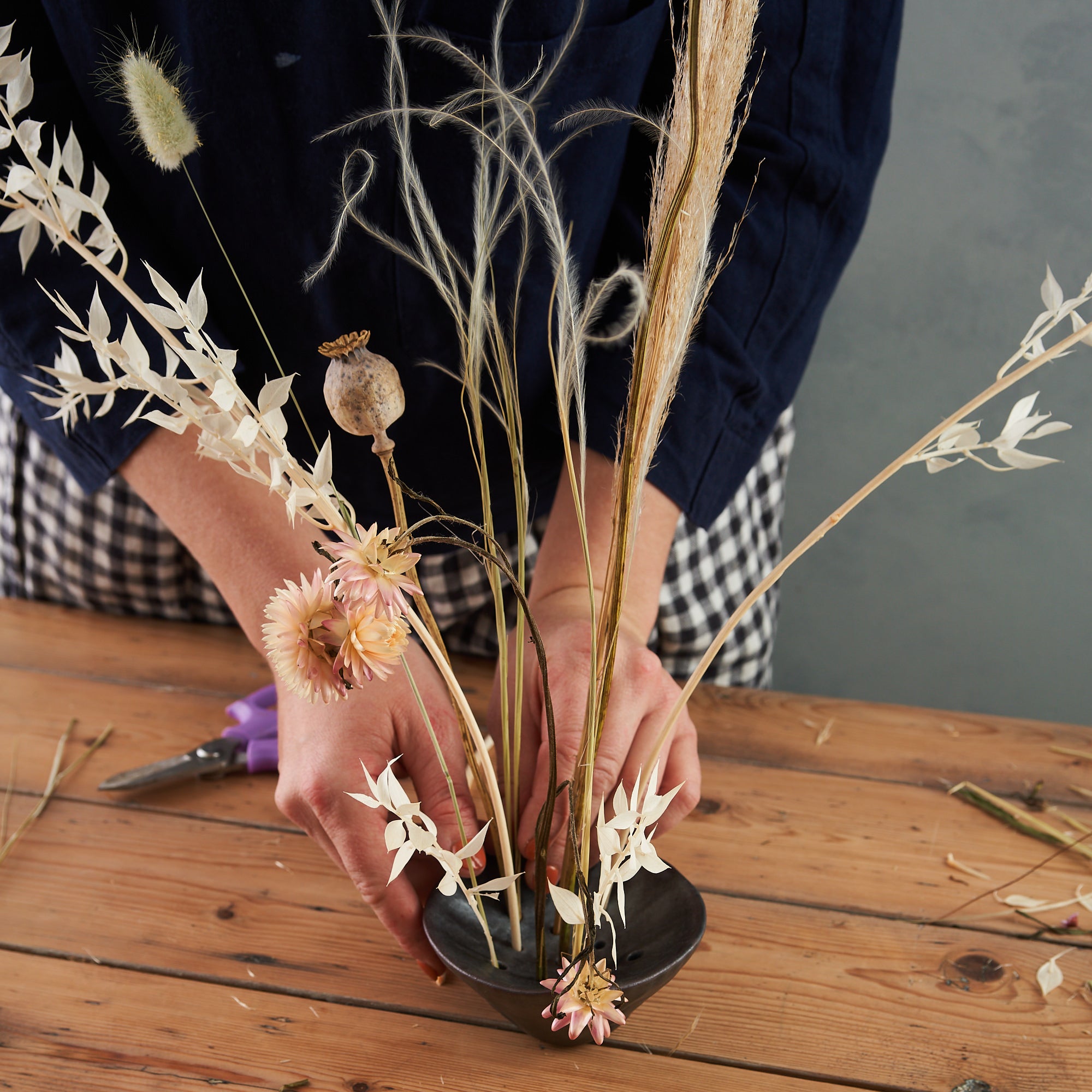 Dried Flower Ikebana Workshop Kit