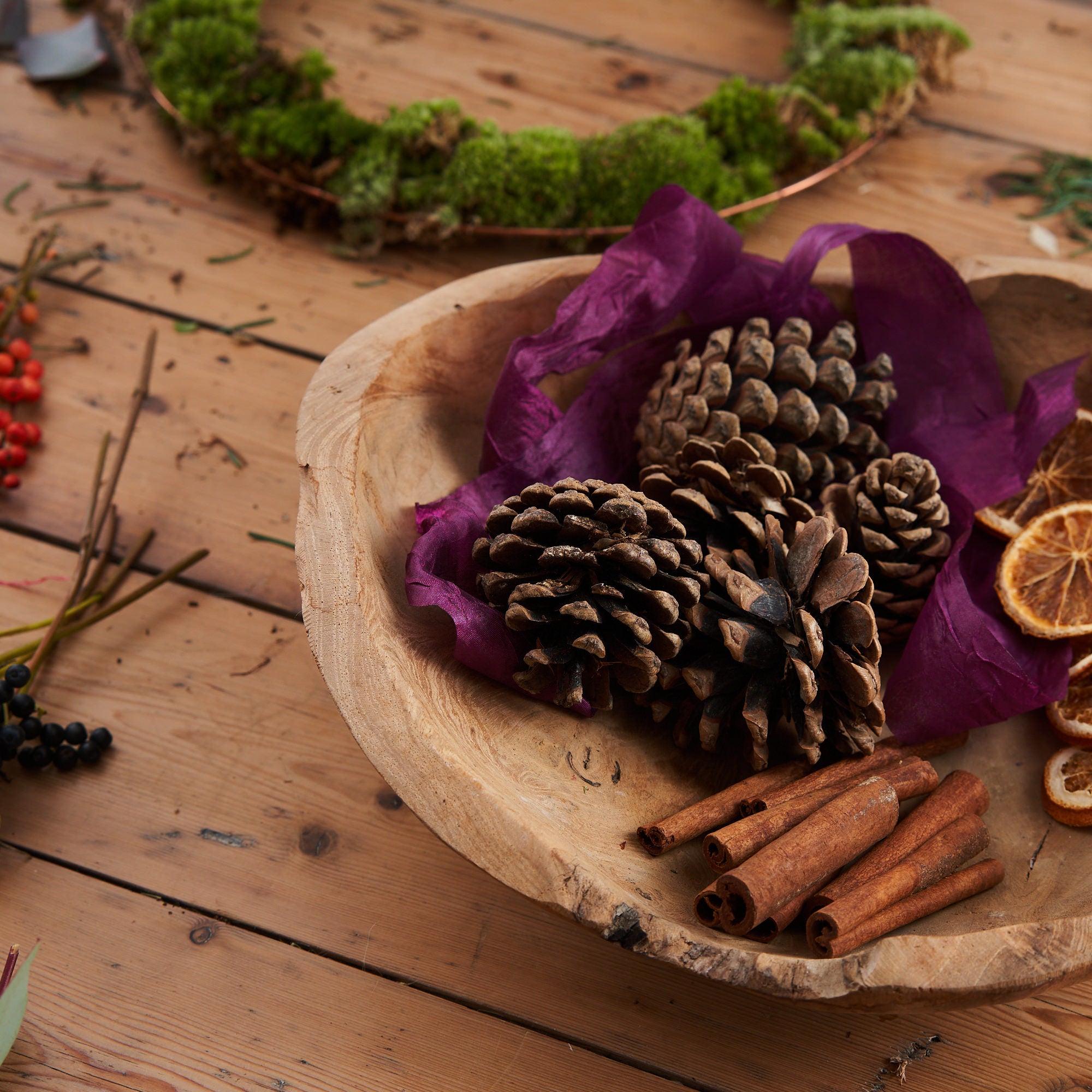 DIY Christmas wreath kit by Botanique Workshop London