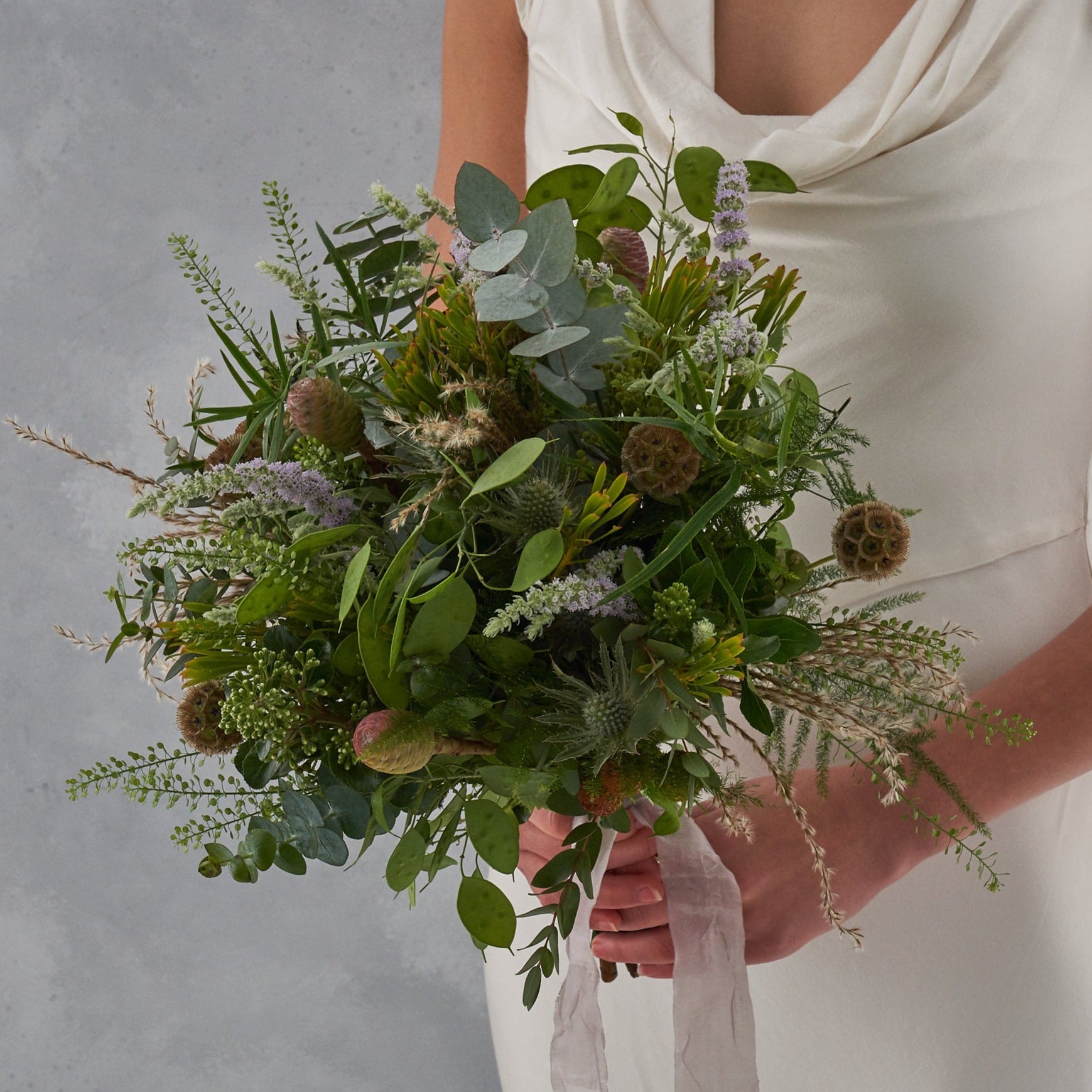 Lush Woodland bridal bouquet