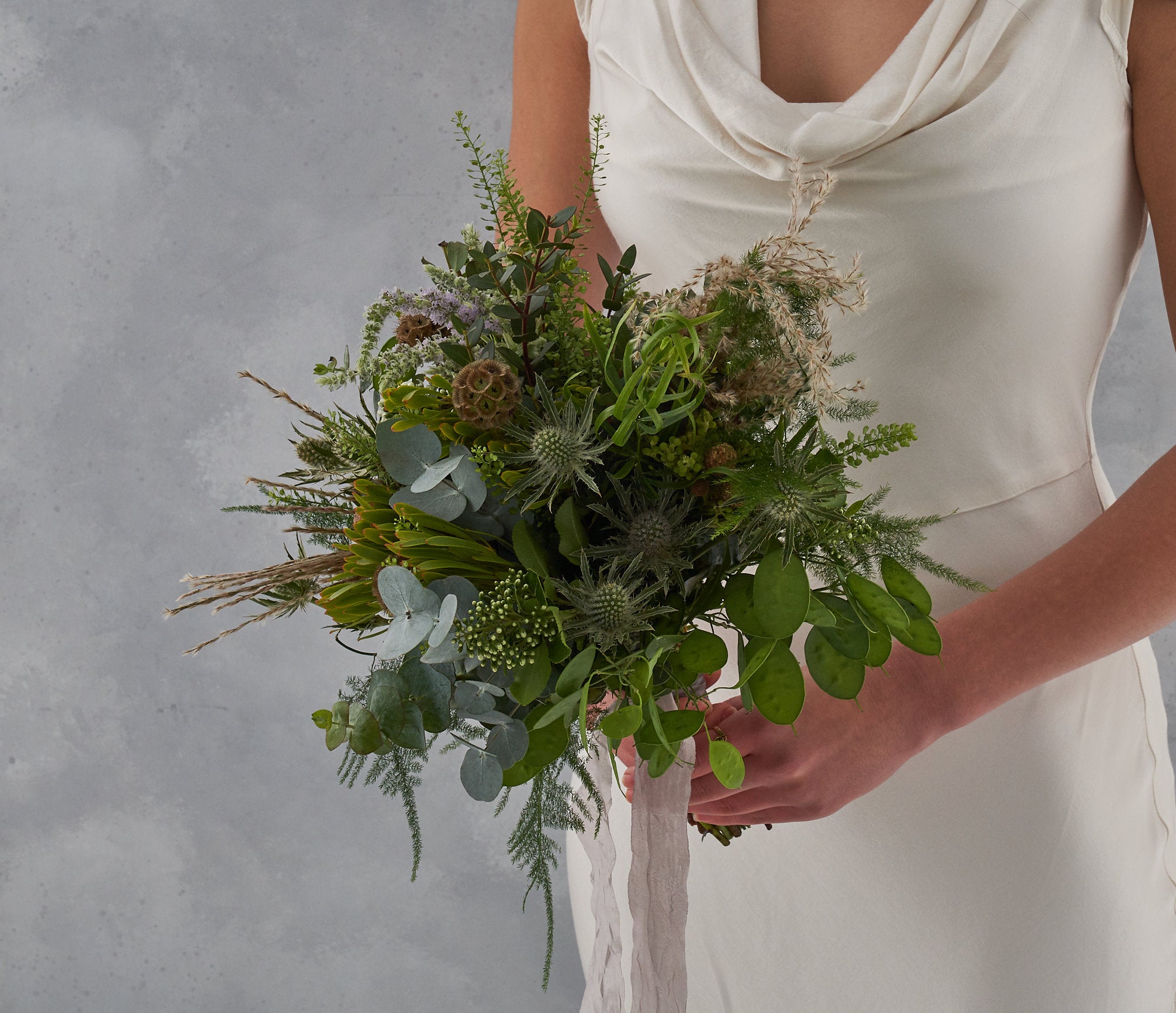 Lush Woodland Bridesmaids Bouquet