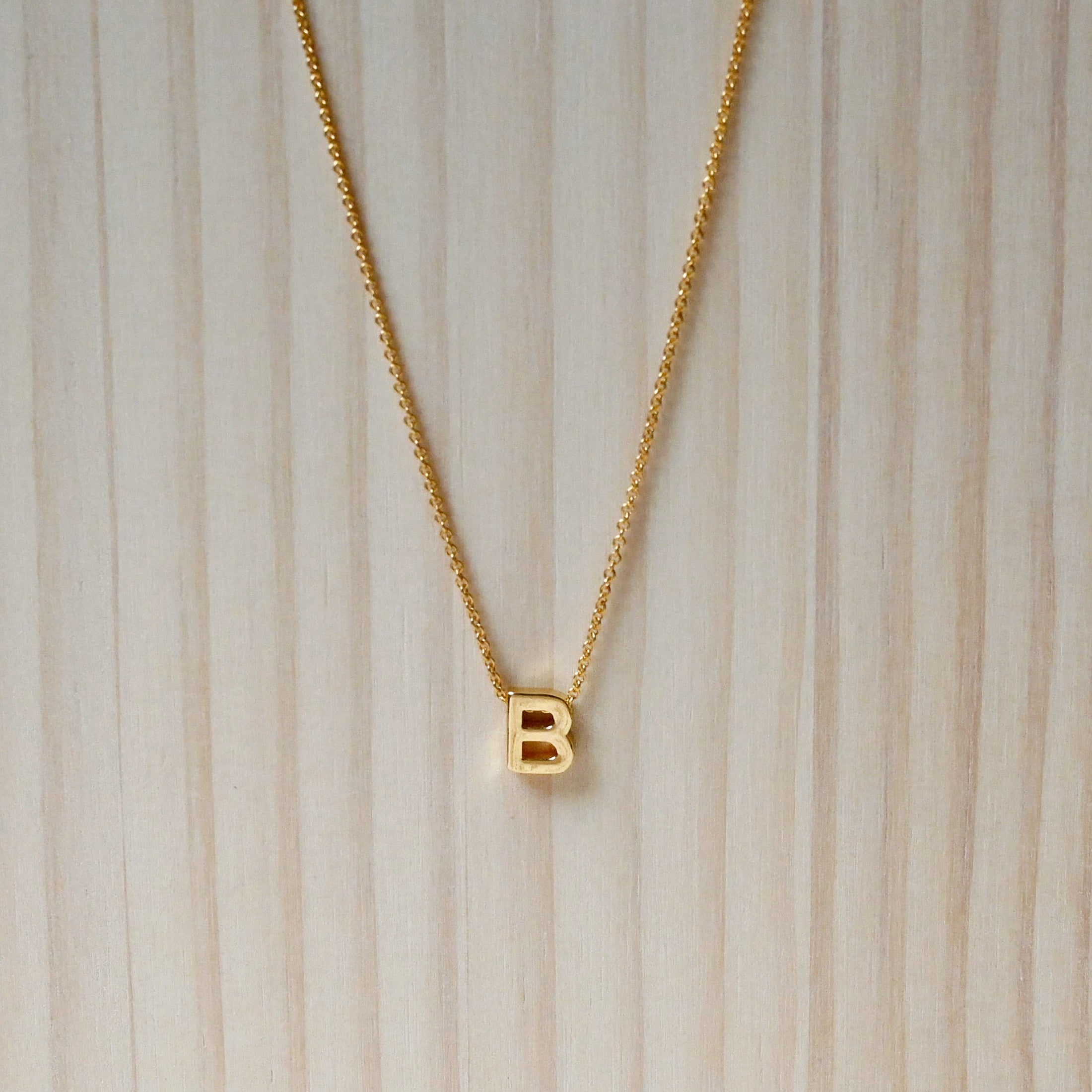 Initial necklace B