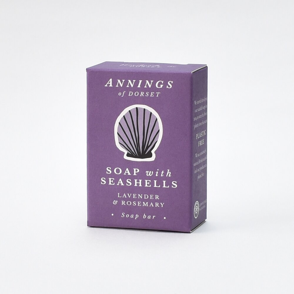 Annings of Dorset Lavender & Rosemary Shell Soap