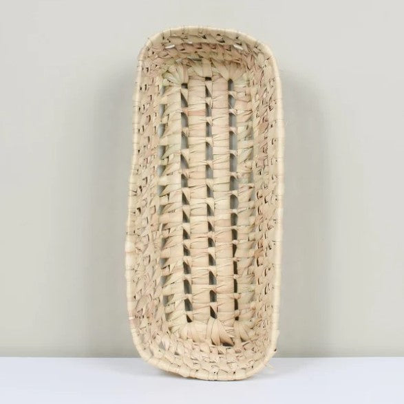 Long Open Weave Storage Tray