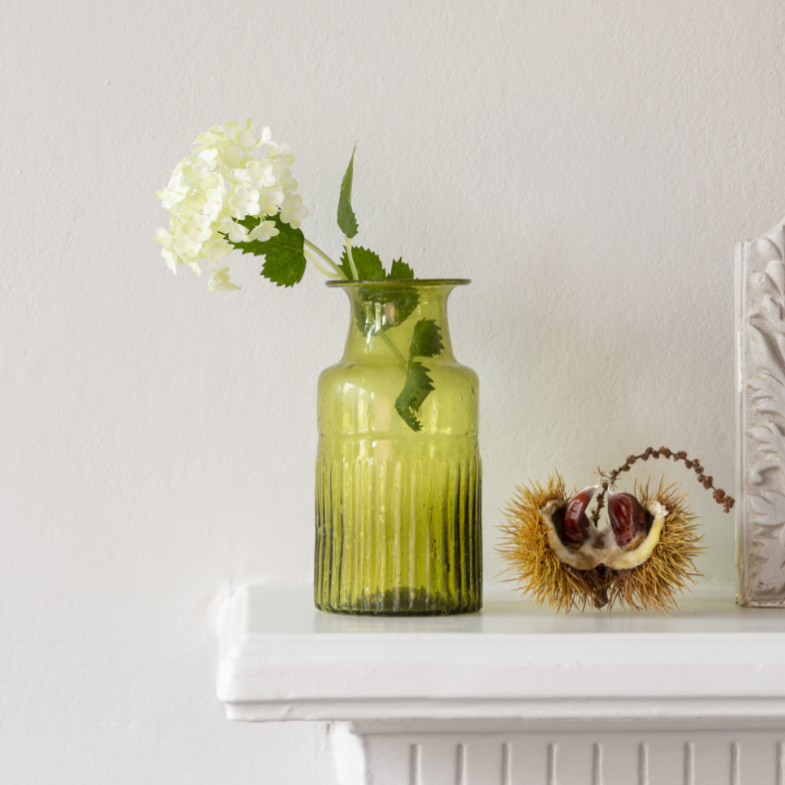 Padma Recycled Glass Vase | Jade