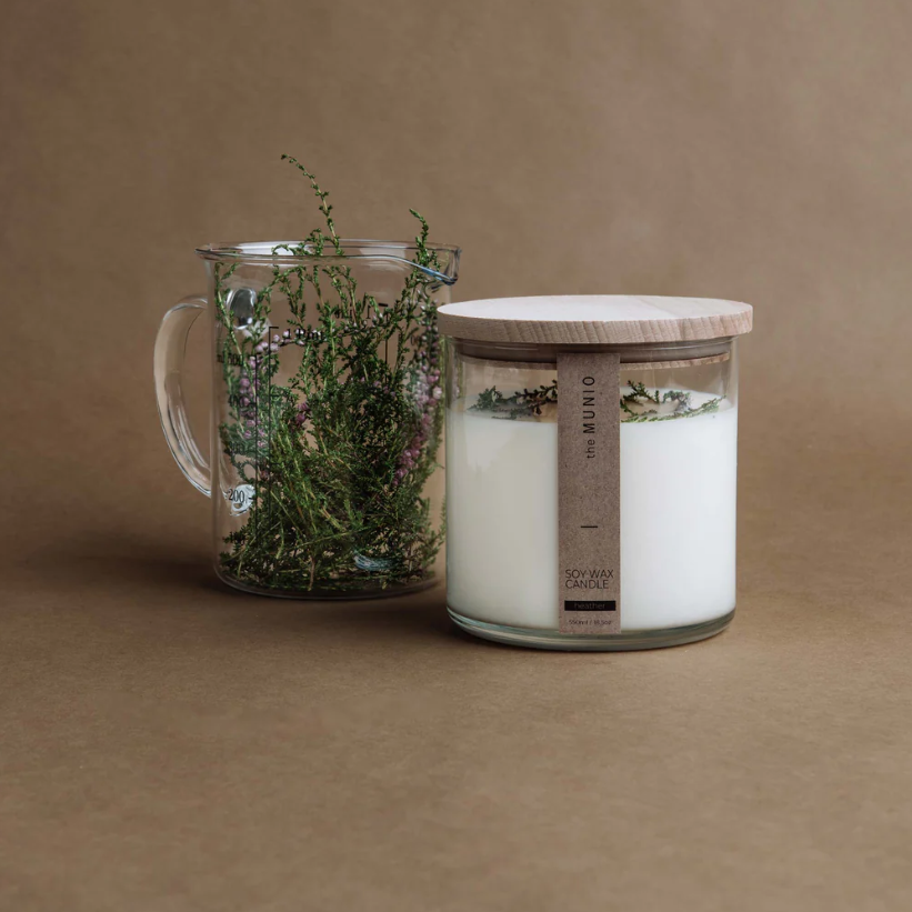Munio Heather Soy Candle in Glass Votive
