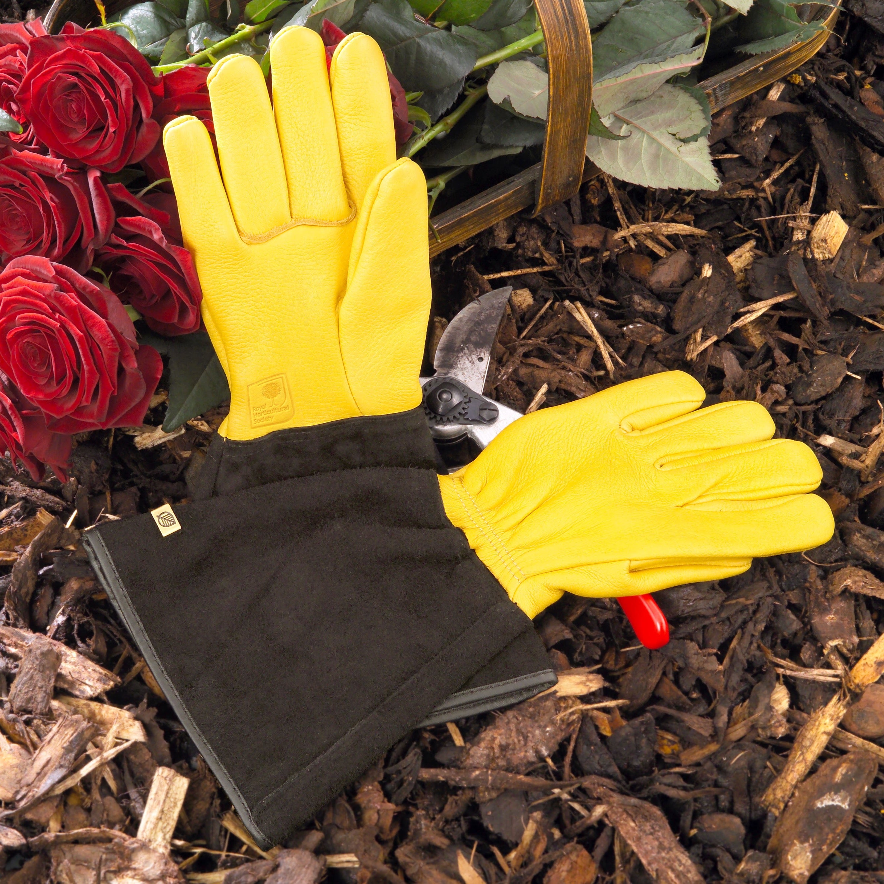 Tough Touch Leather Gardening Gloves