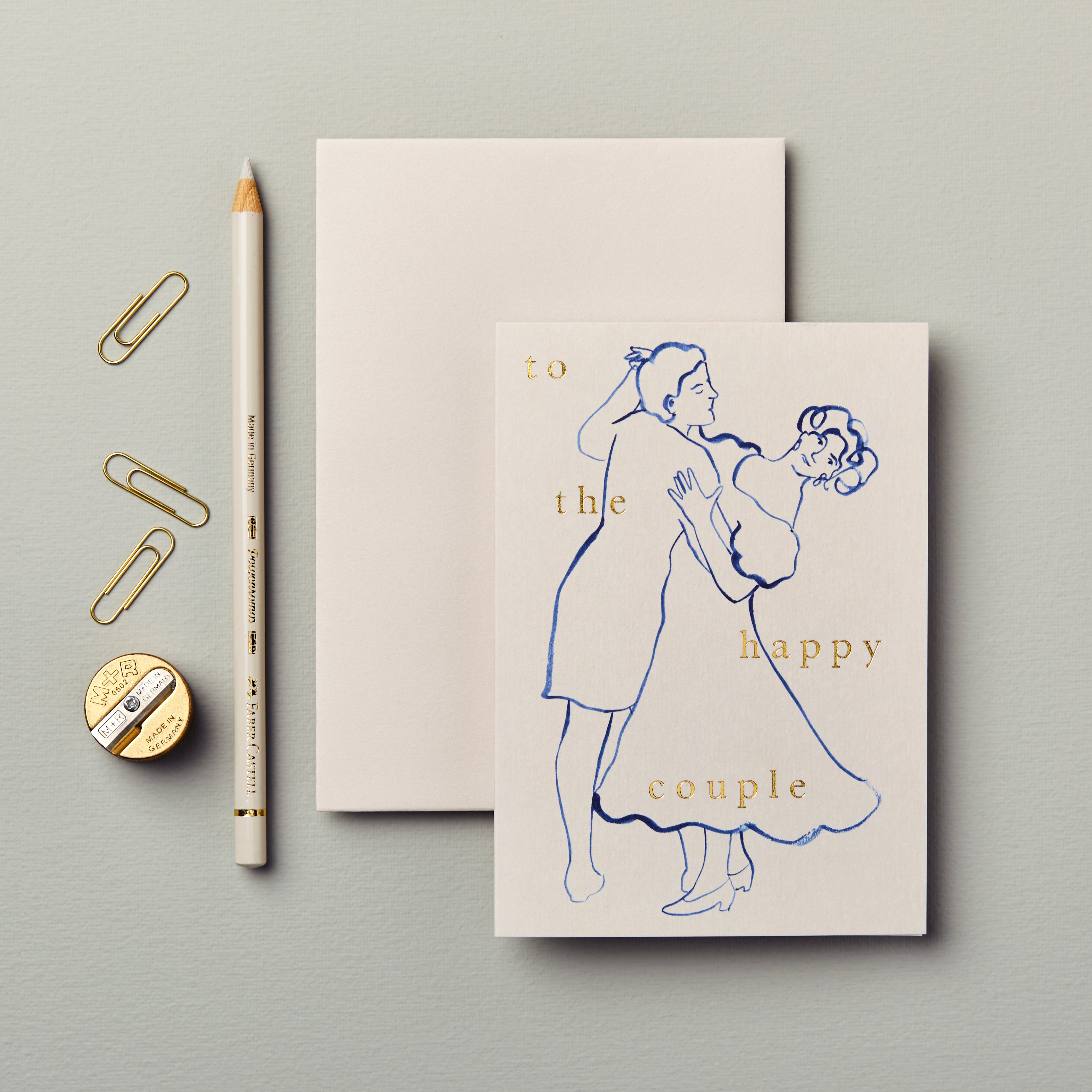 'To The Happy Couple' Greetings Card