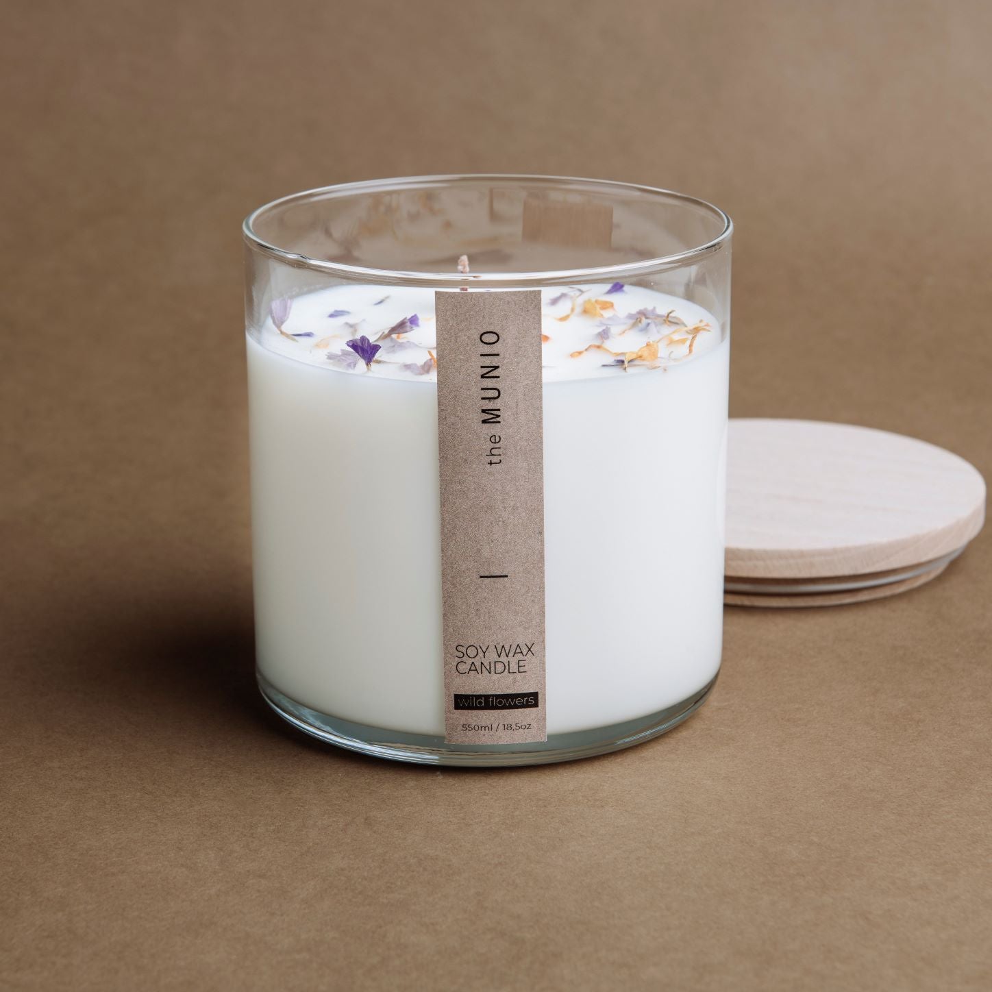 Munio Wildflower Soy Candle in Glass Votive