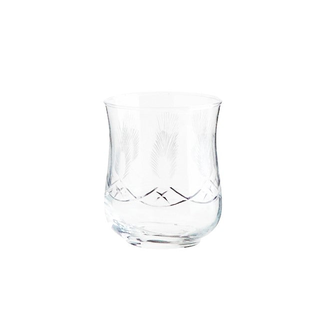 Drinking Glass with Cutting Decoration