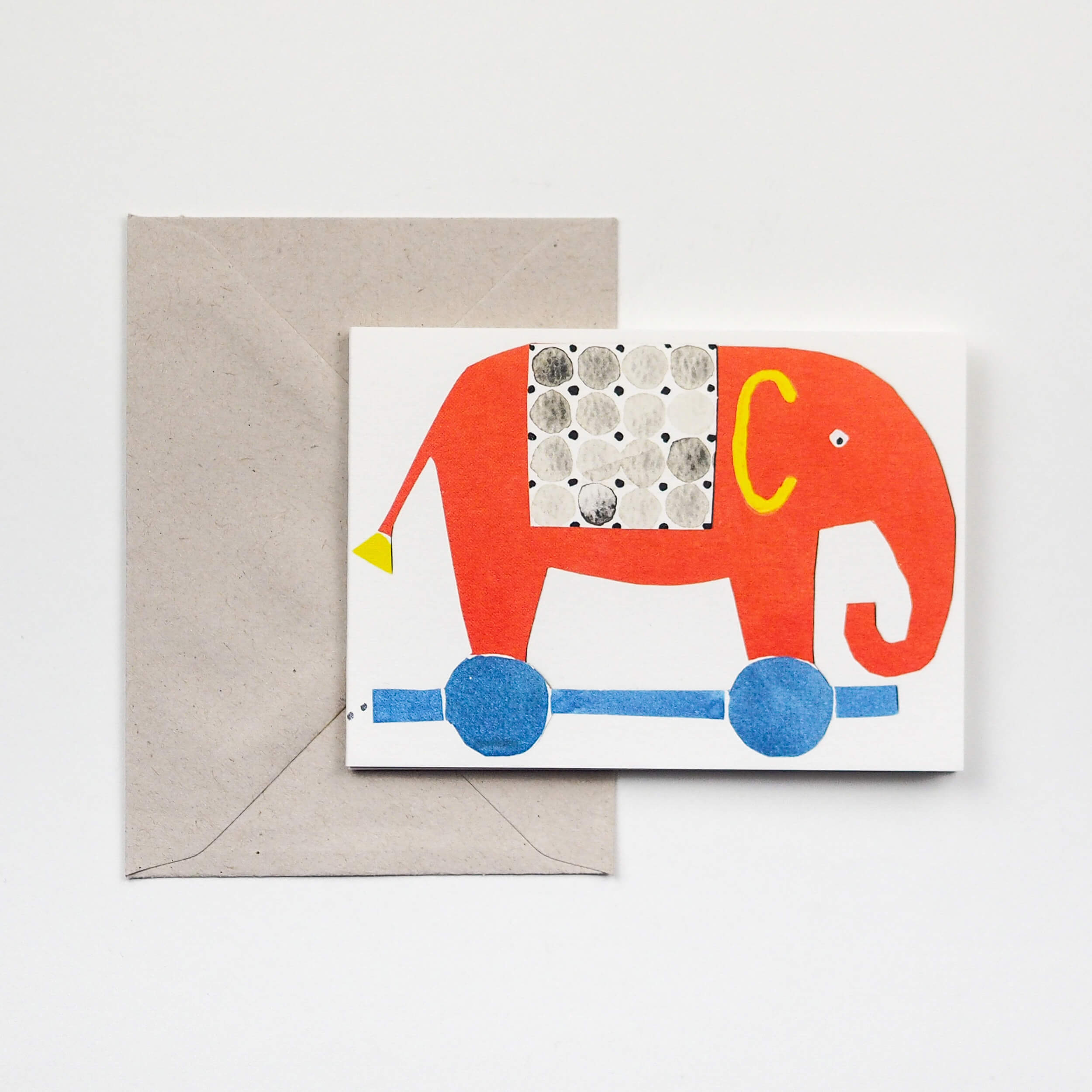 Elephant Concertina Card