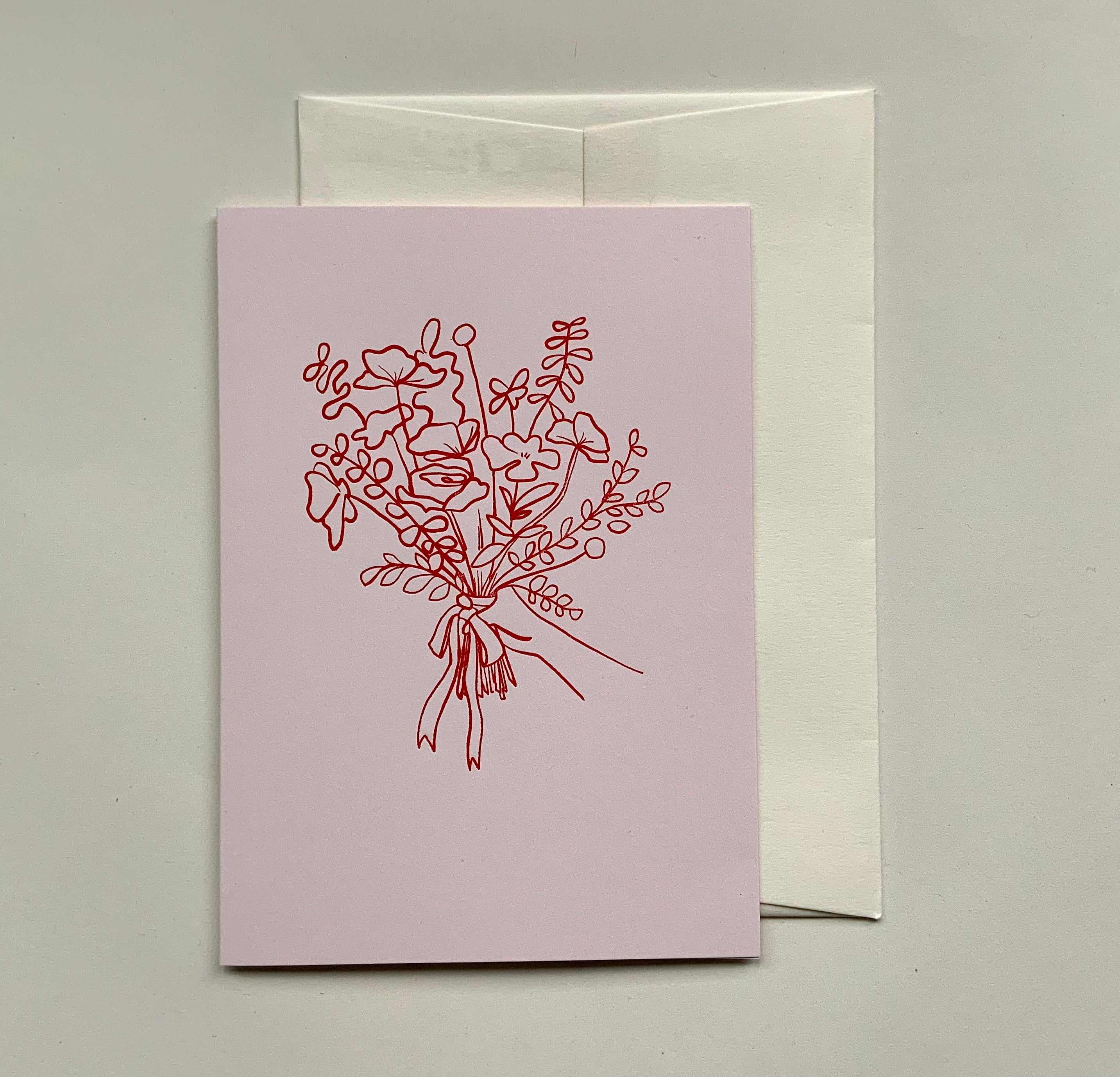Bouquet Greetings Card