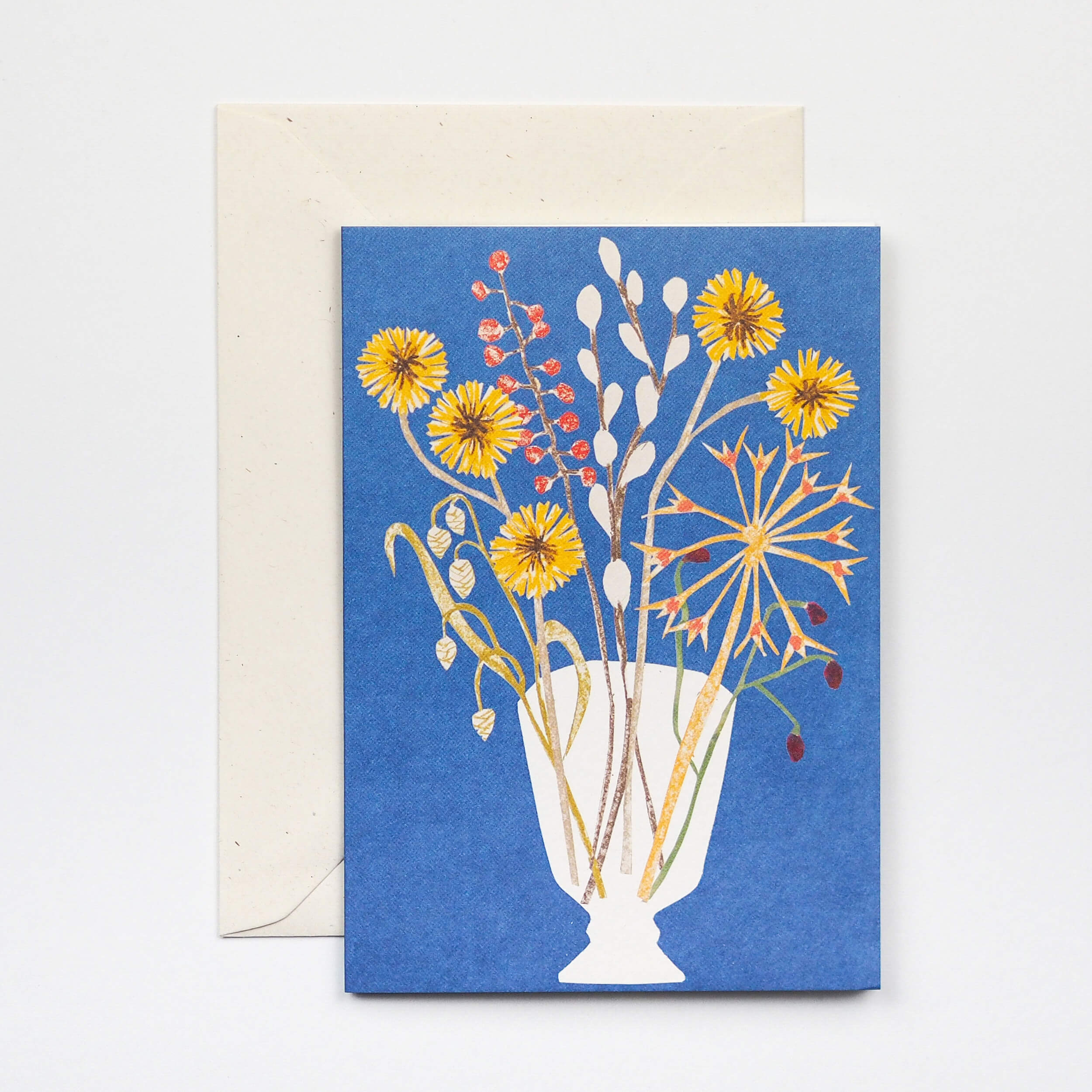 Glass Vase Greetings Card