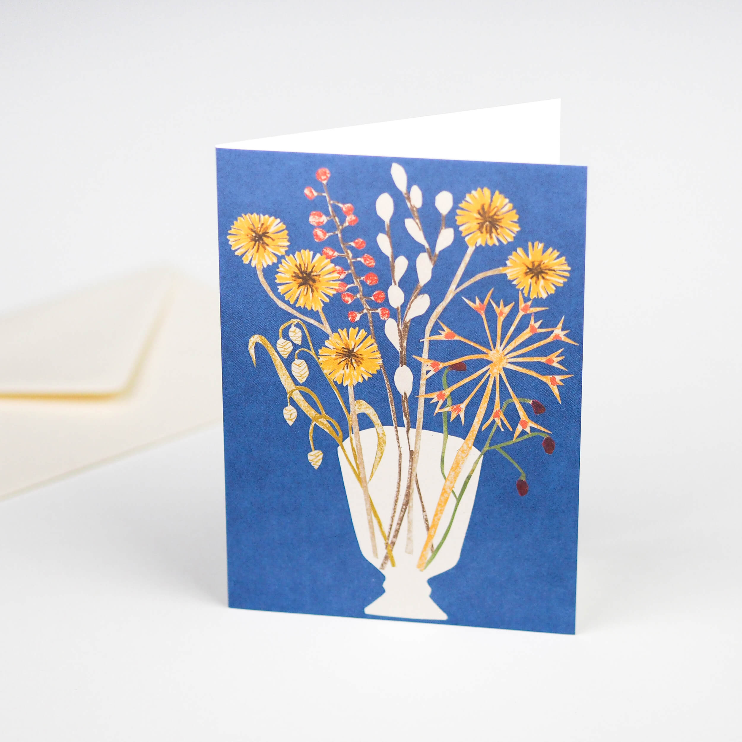 Glass Vase Greetings Card