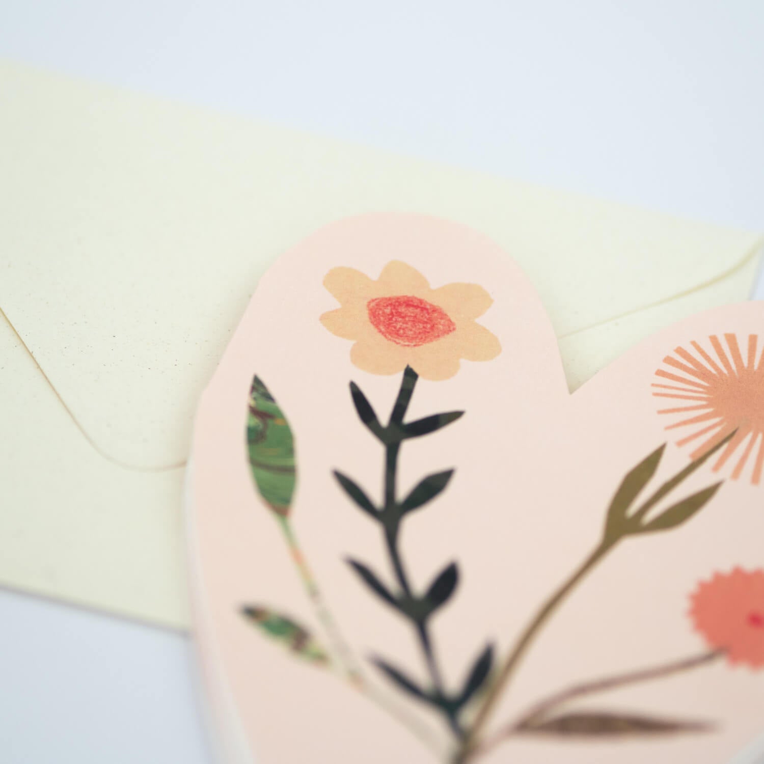 Floral Heart Concertina Card