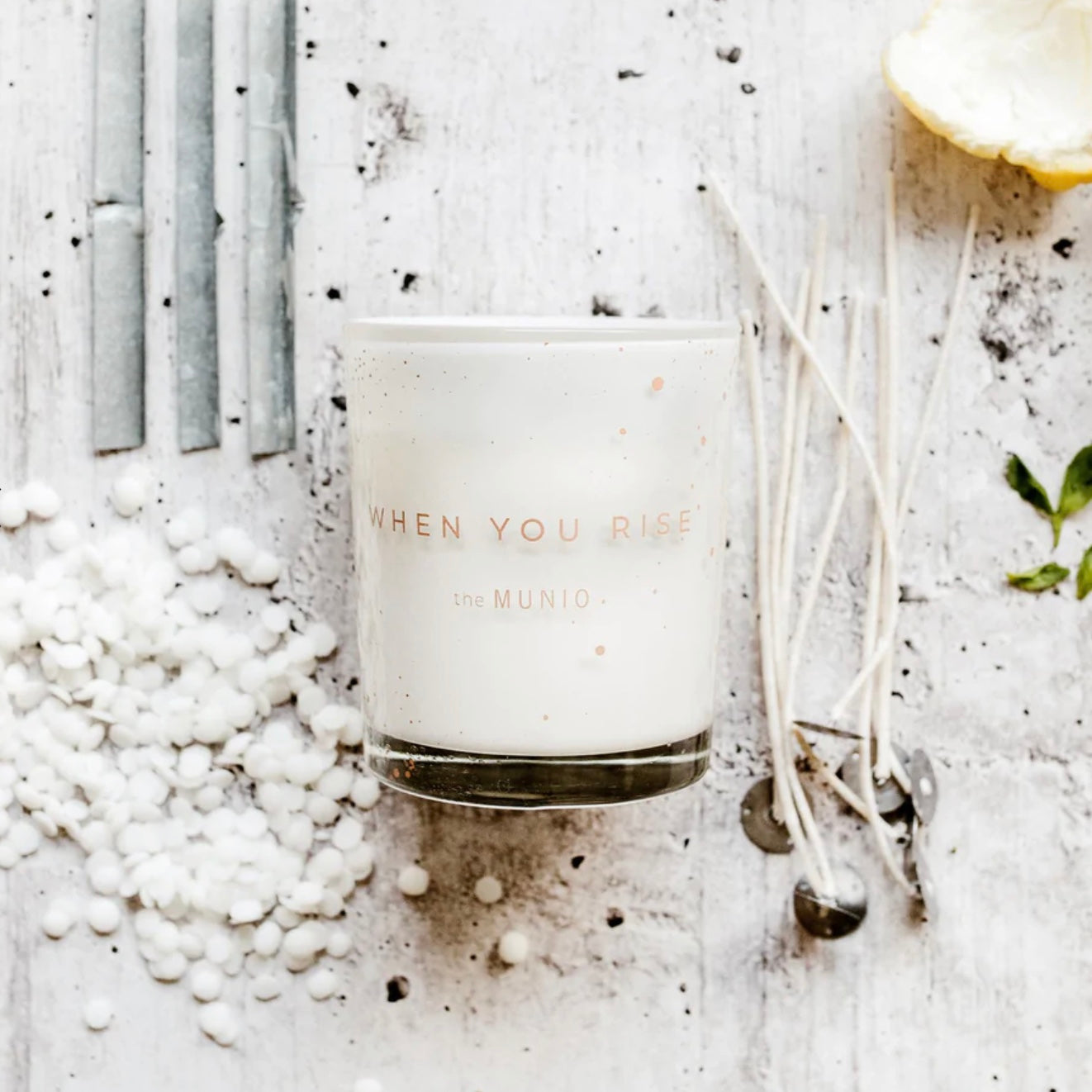 'When You Rise' Mini Candle