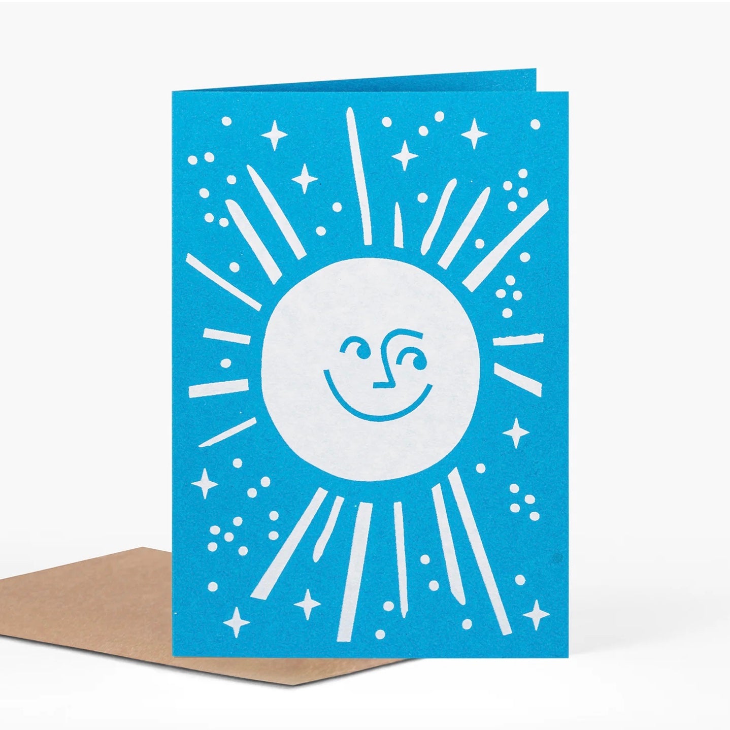 greeting card with full moon design