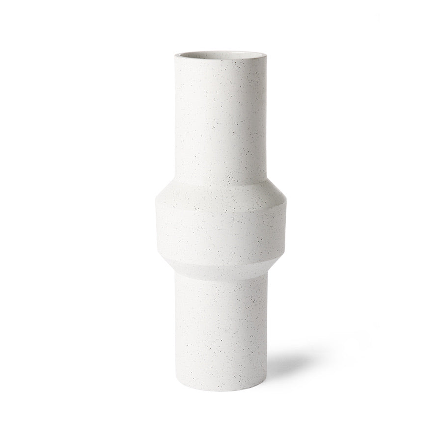 Speckled Clay Vase Straight | Large
