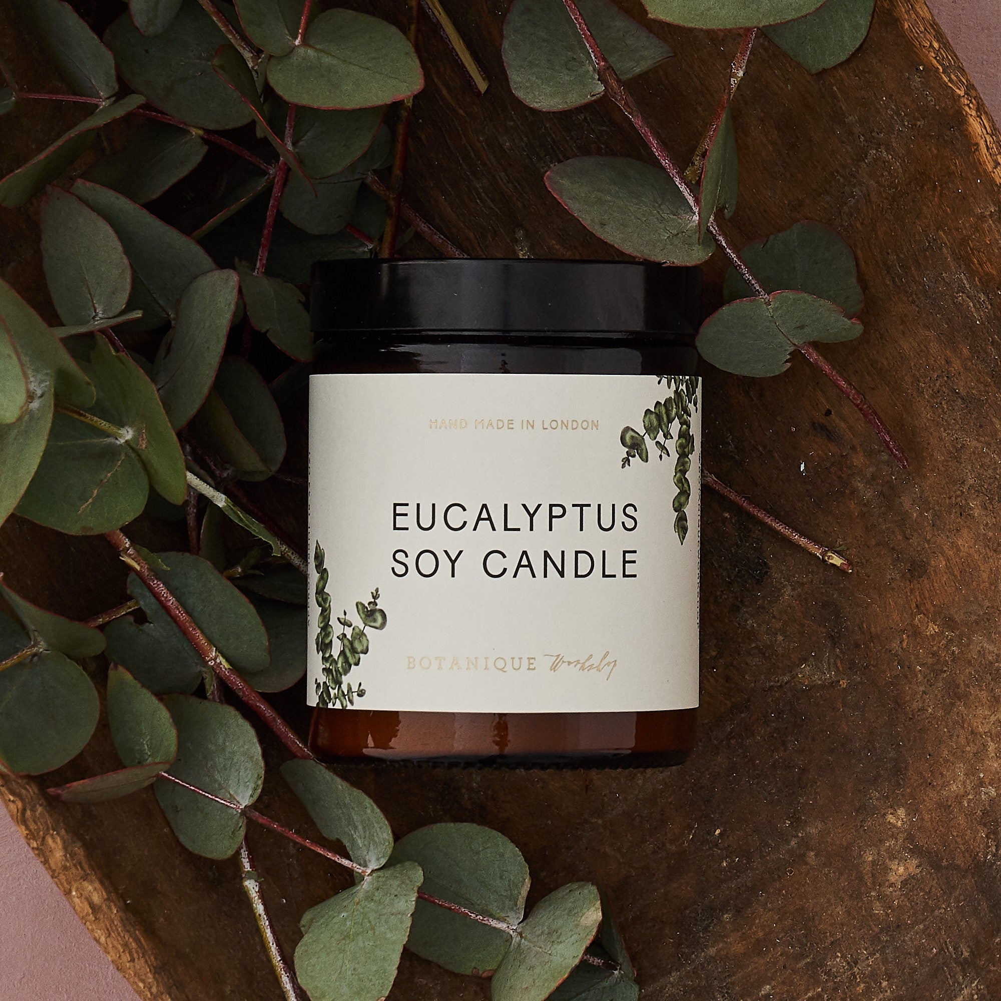 Hand-poured Eucalyptus scented Soy Candles