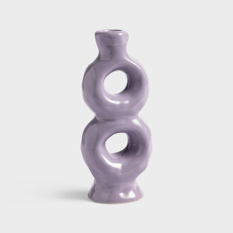 Double Loop Lilac Candle Holder
