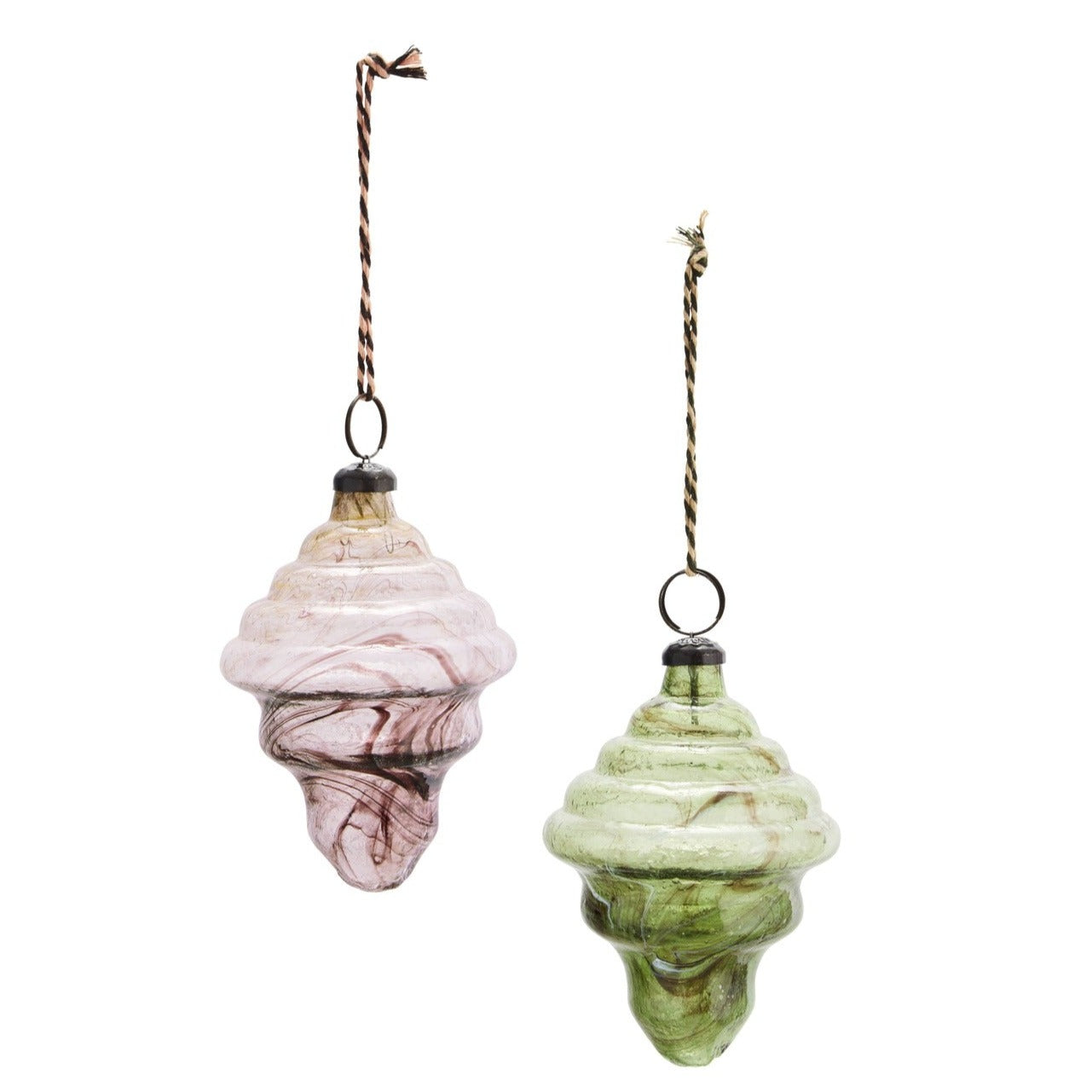 Hanging Glass Christmas Ornament