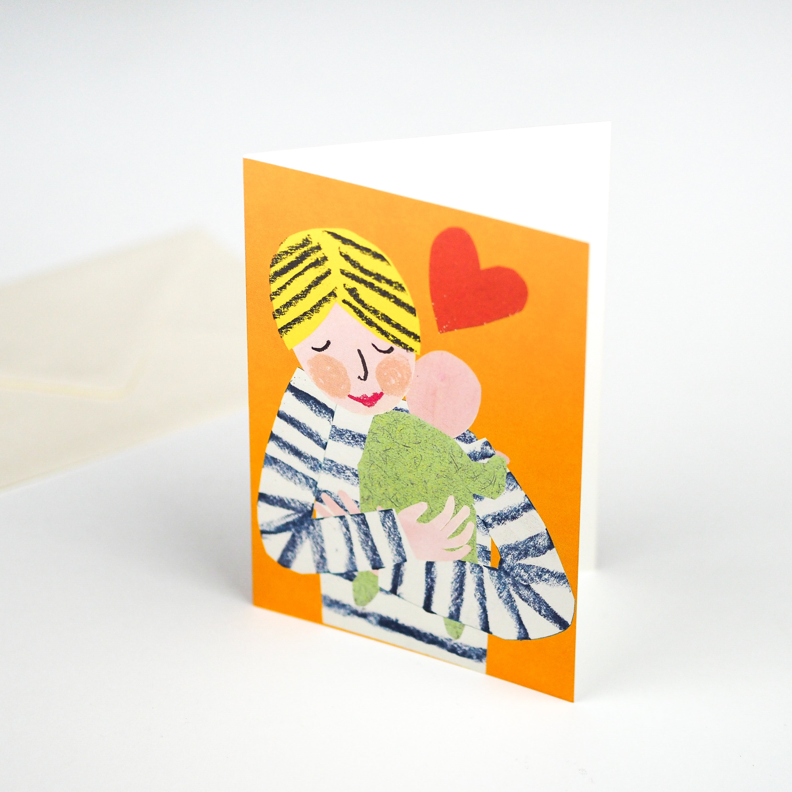 New baby Cuddle Greetings Card